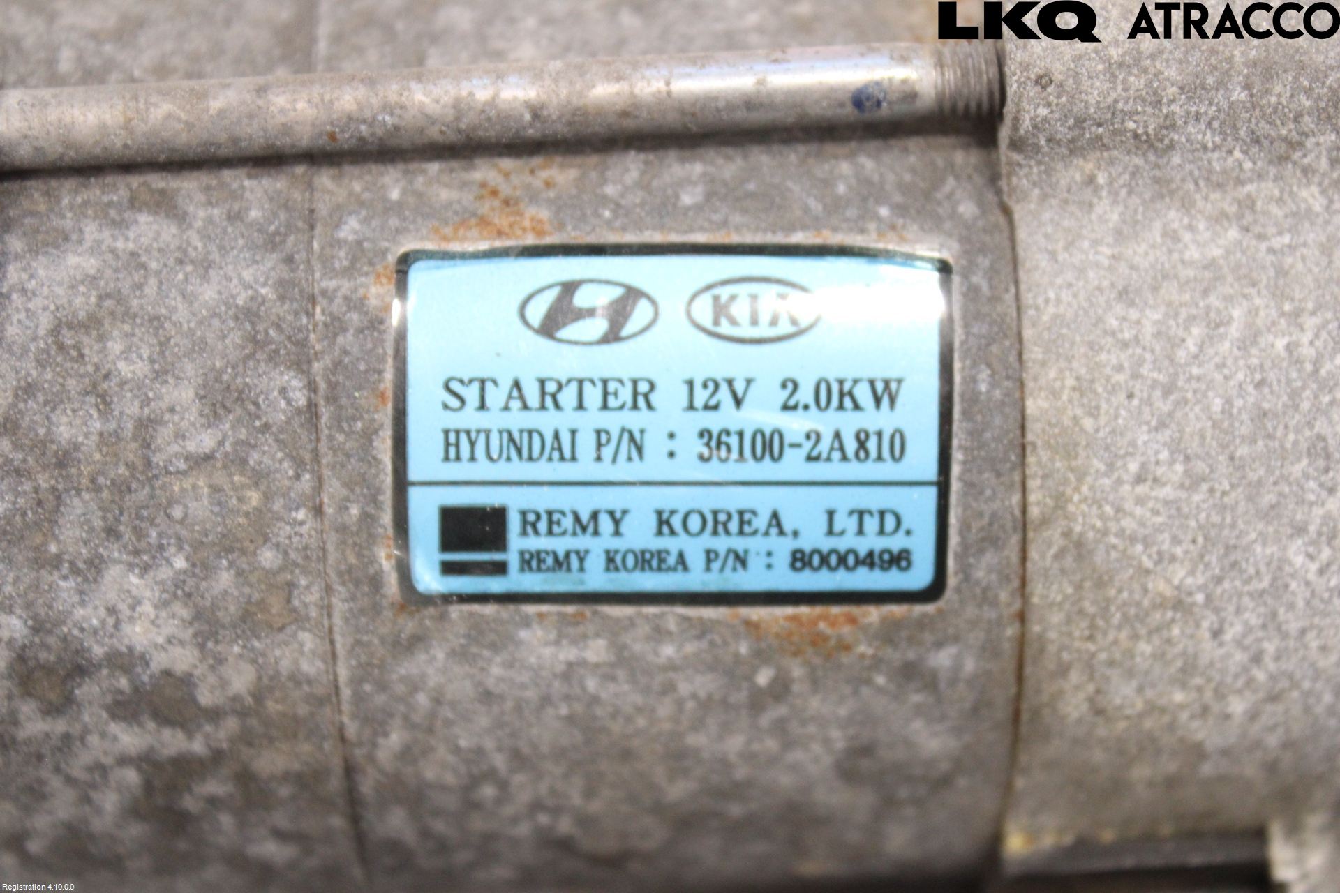 Kia OPTIMA 00-15 Startmotor Diesel