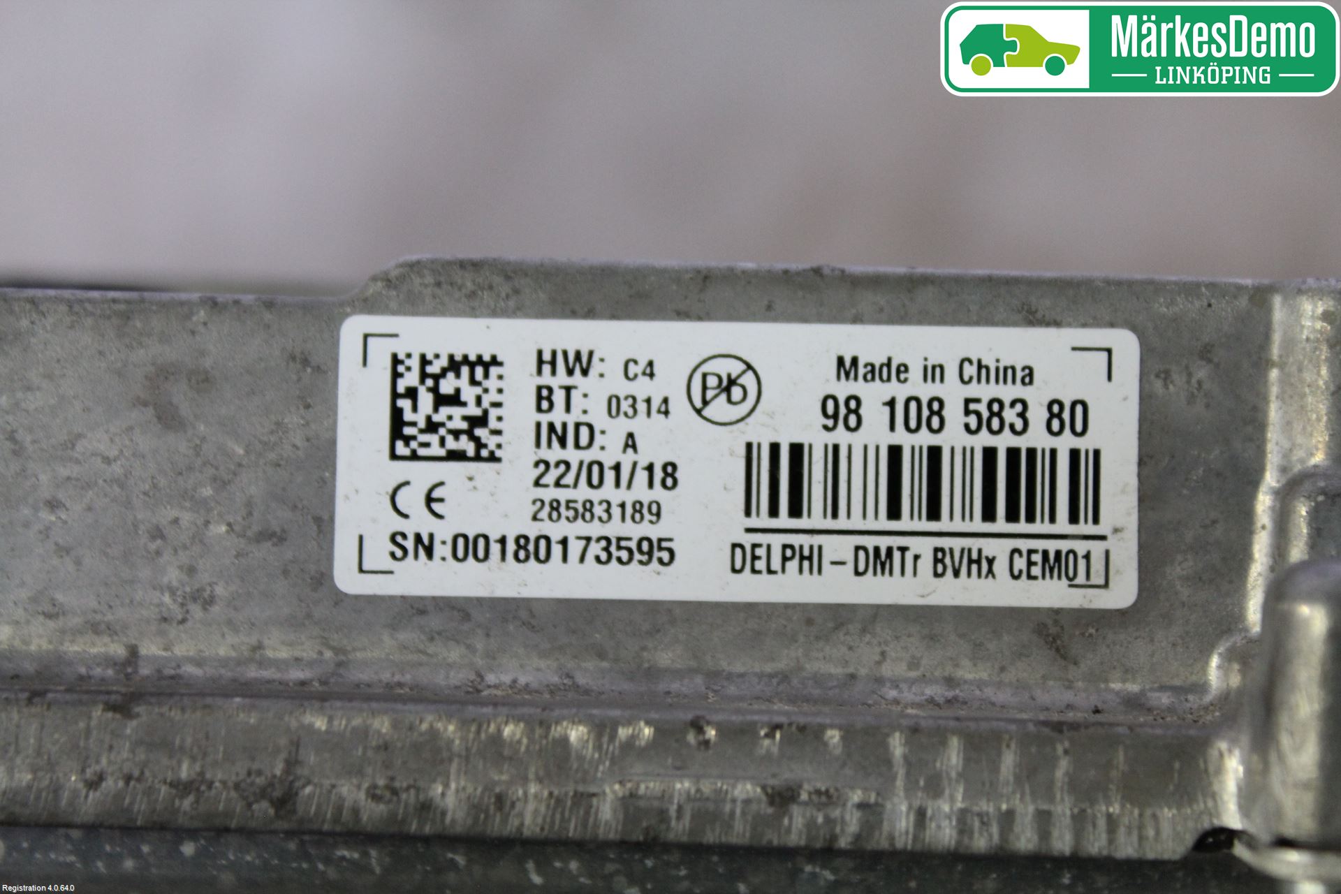 Peugeot PARTNER 16-18 Styrenhet Övrigt