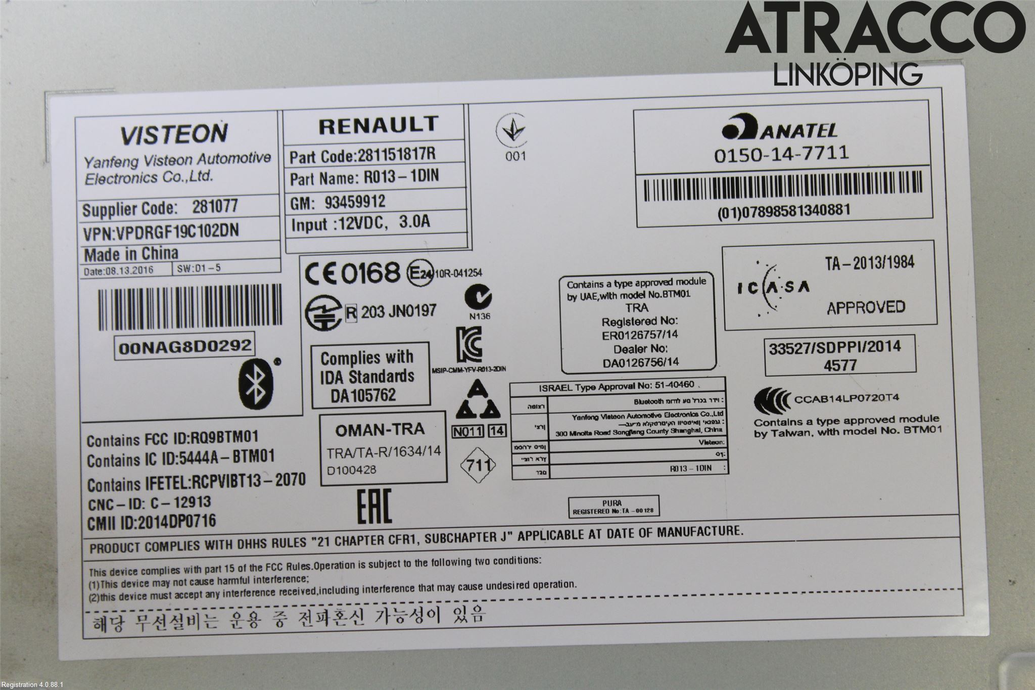 Opel VIVARO 15-19 Cd Radio - Multimediapanel
