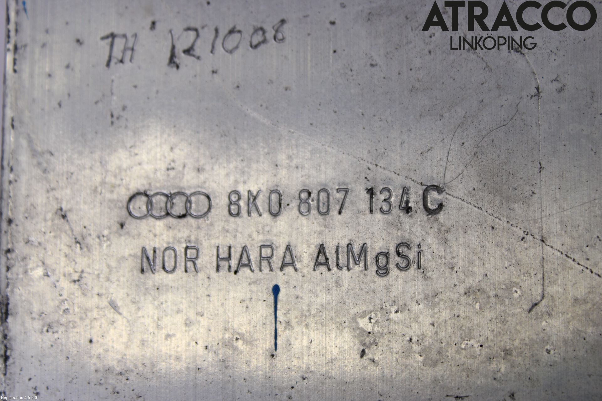 Audi A5 07-16 Stötfångarbärjärn Fram