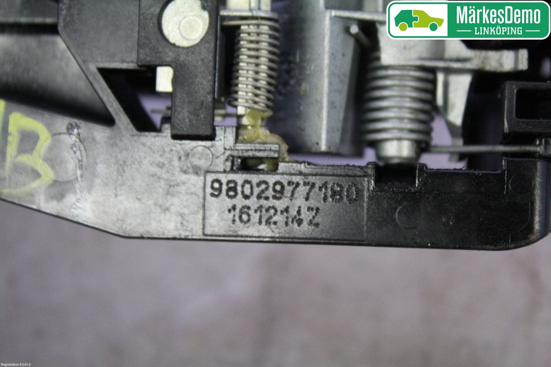 Peugeot 308 14-21 Dörrhandtag Yttre Hö