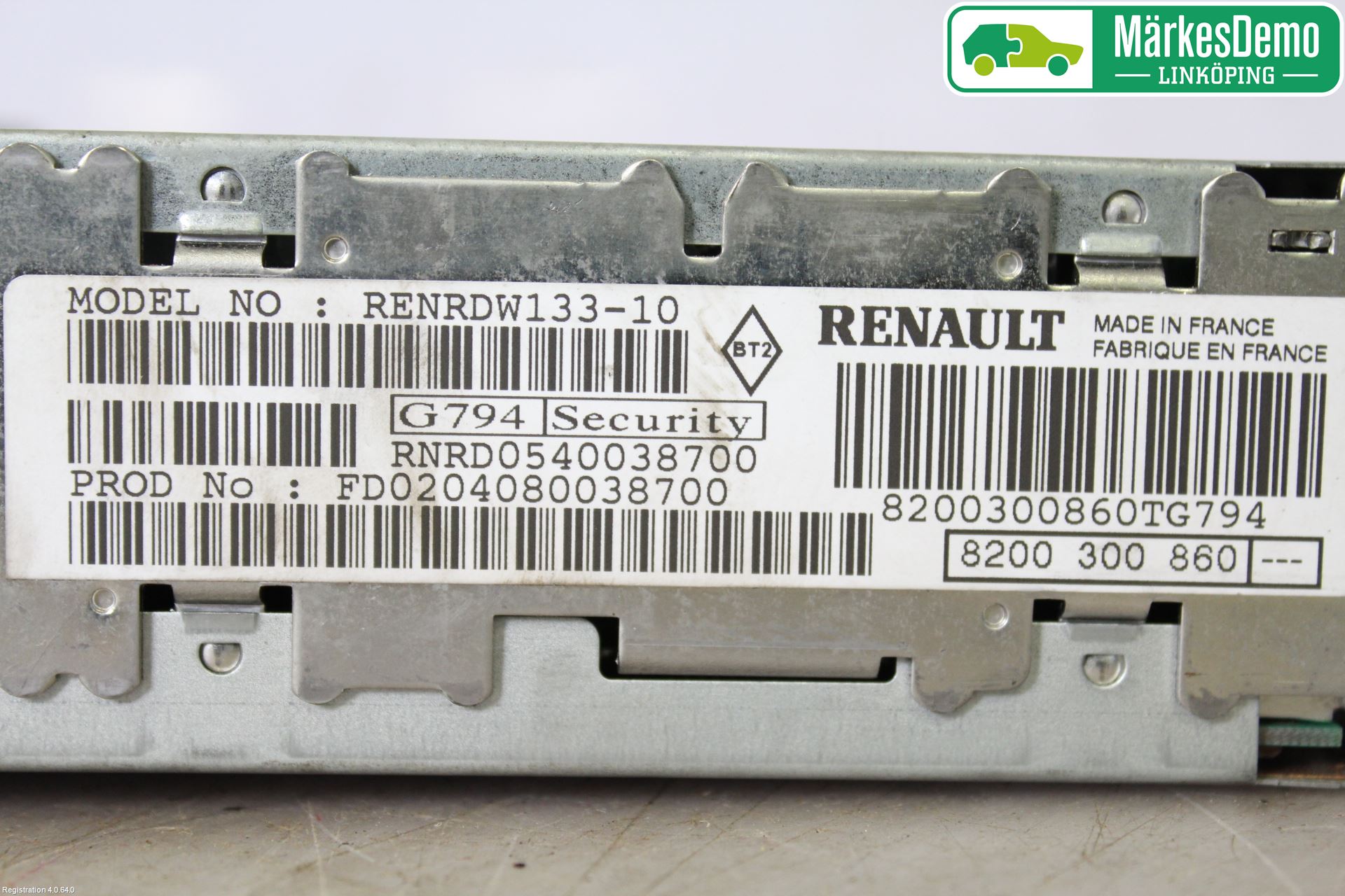 Renault SCÉNIC/GRAND 03-06 Cd Radio - Multimediapanel