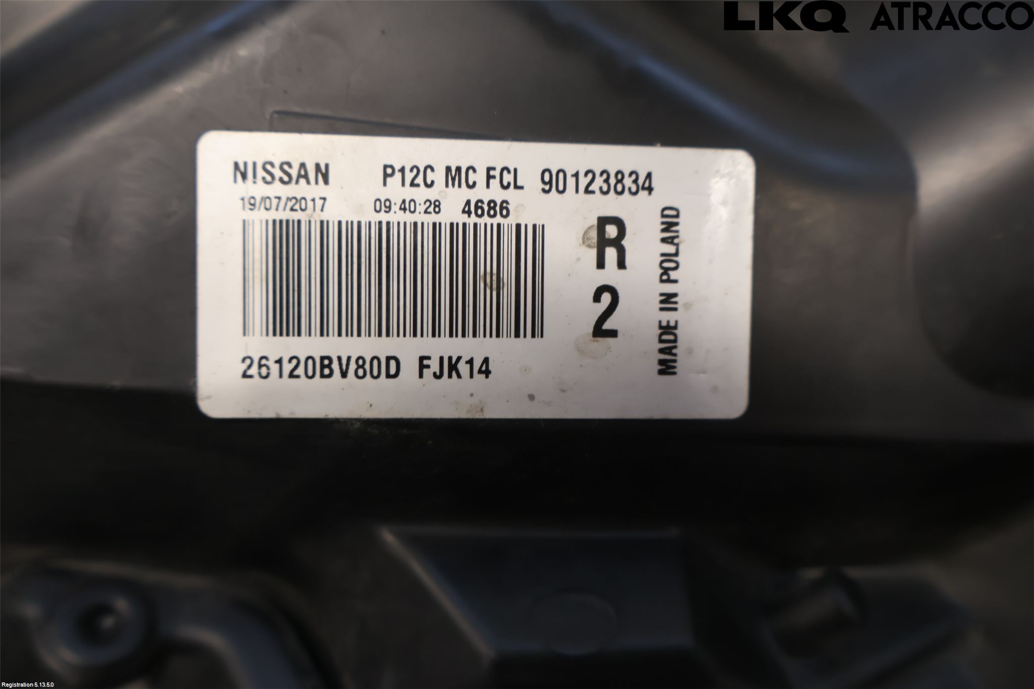 Nissan JUKE 14-19 Positionsljus Fram Hö