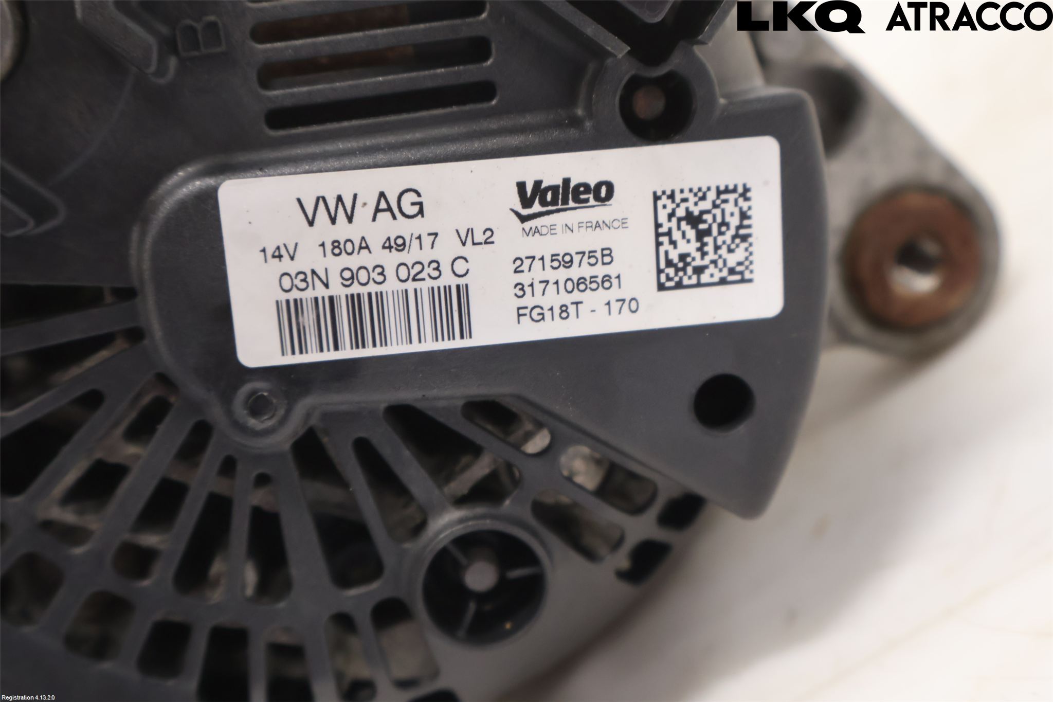 Volkswagen VW TRANSP/CARAVELLE (T6) 16-22 Generator