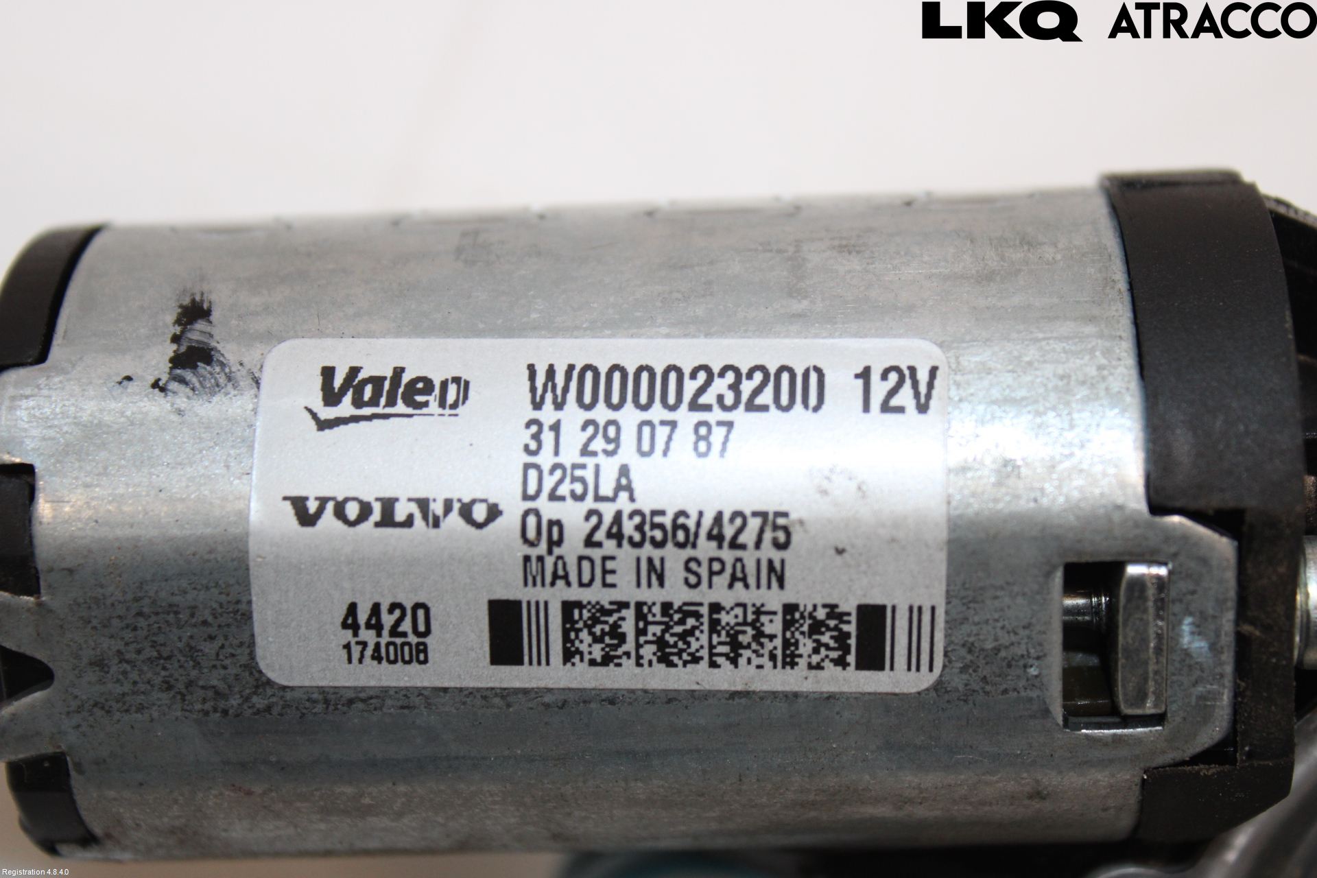 Volvo V70 08-13 Torkarmotor Baklucka