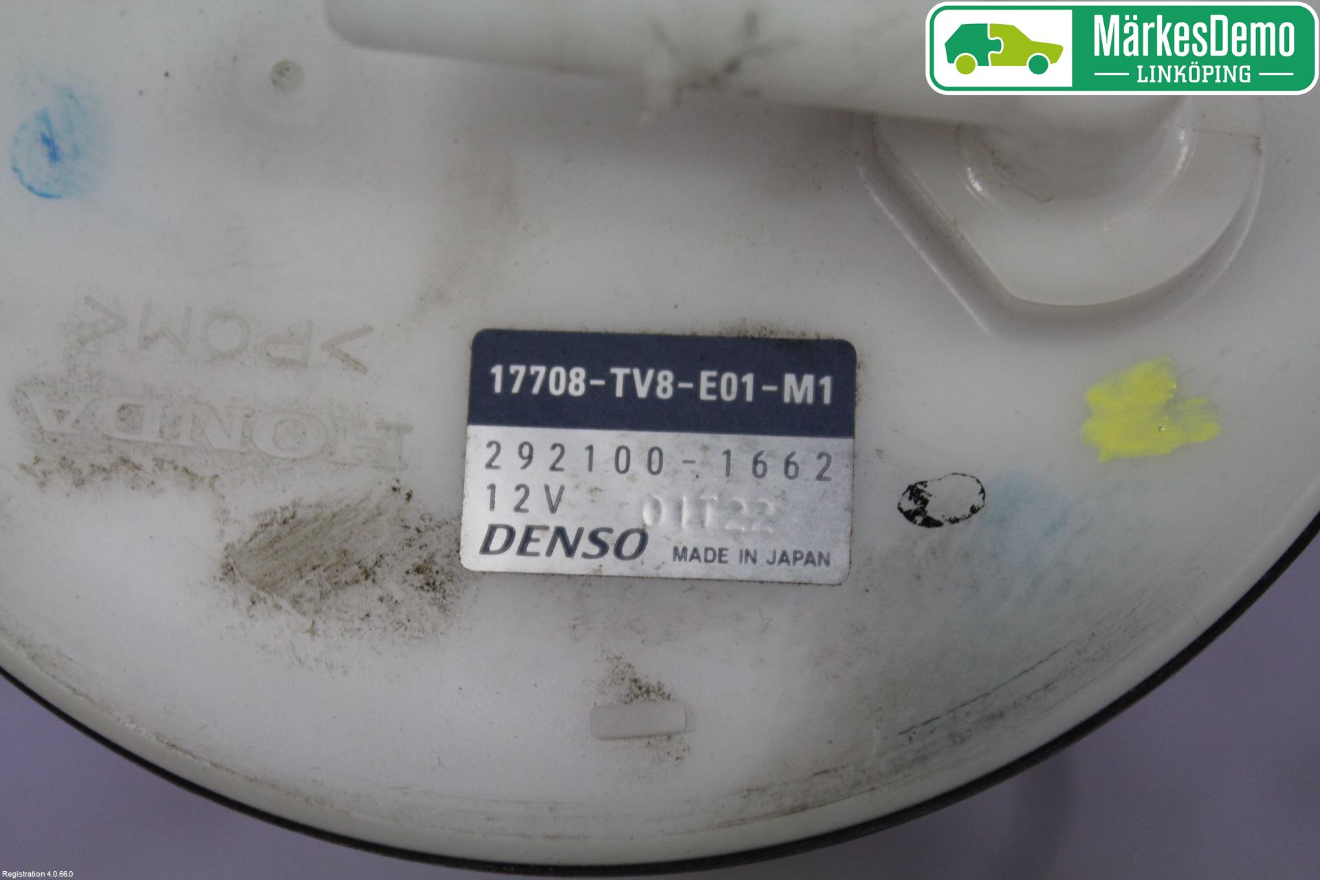 Honda CIVIC 12-16 Bränslepump El