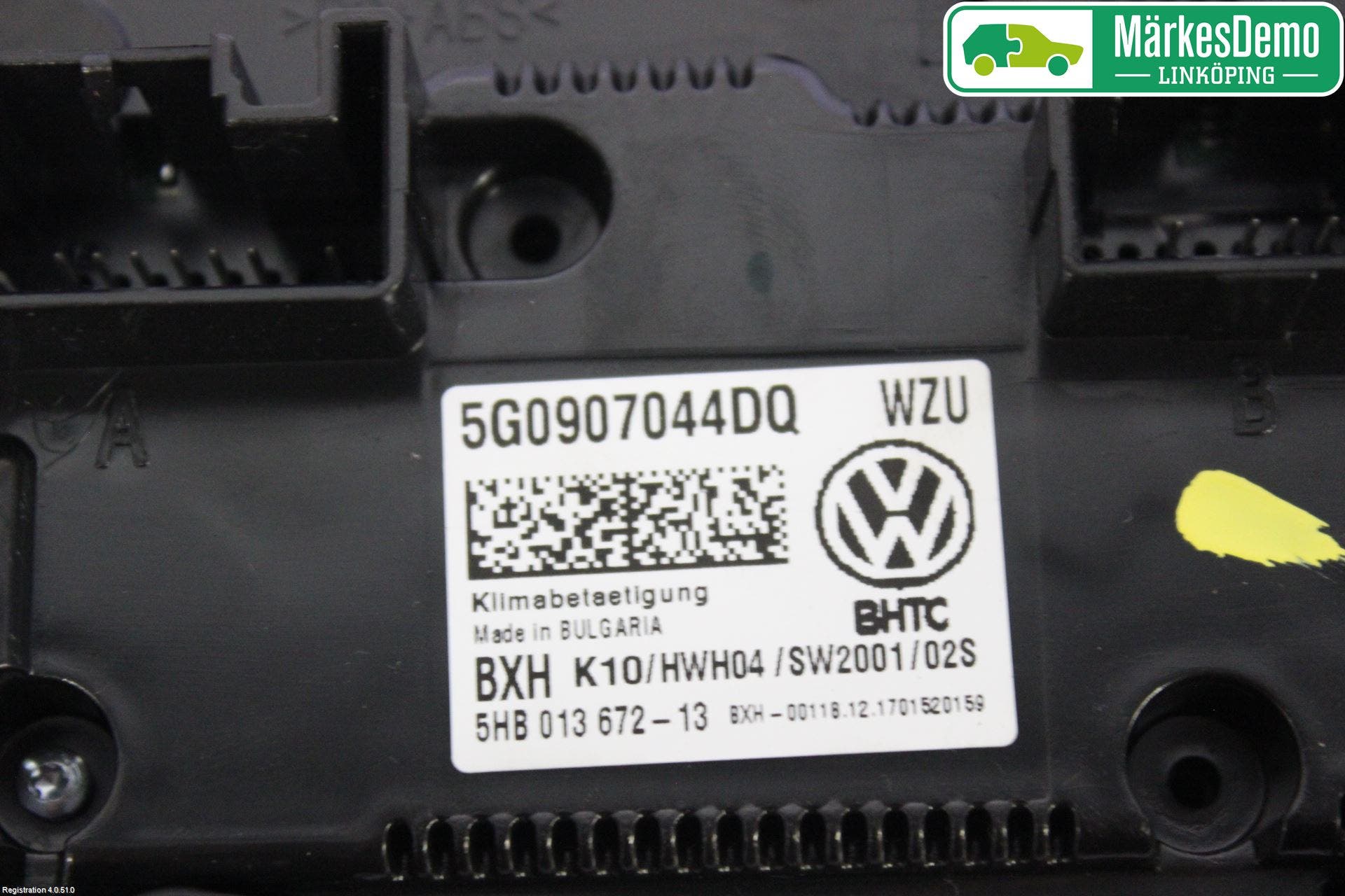 Volkswagen VW PASSAT 15-19 Ac Styrenhet Ac Manöveren