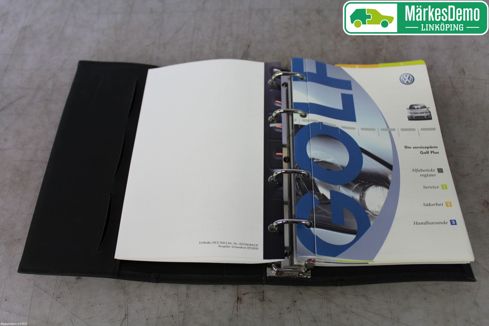 Volkswagen VW GOLF PLUS/CROSS GOLF 04-14 Instruktionsbok