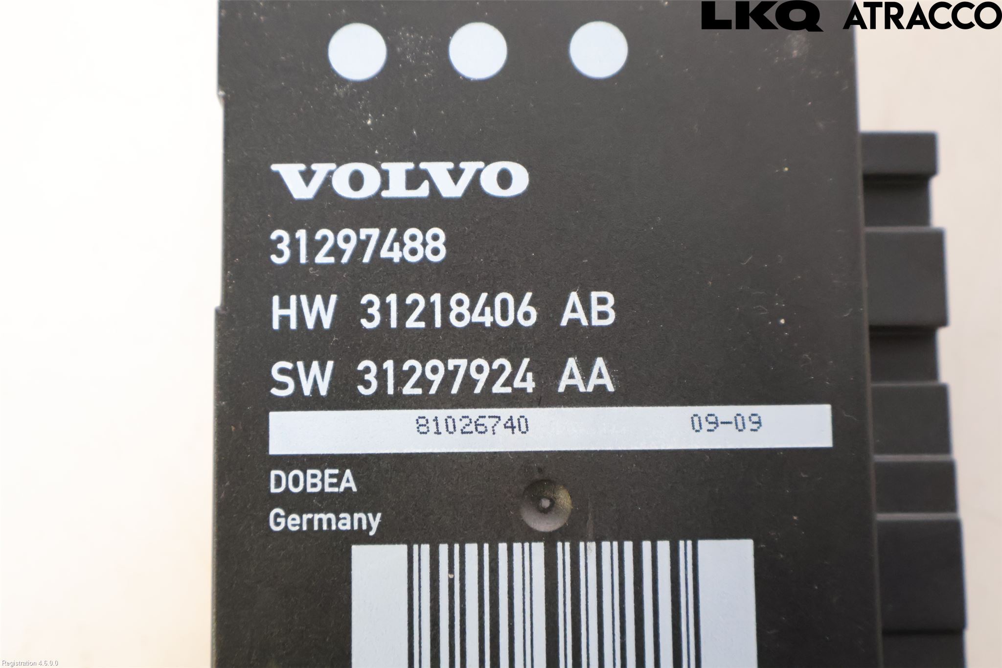 Volvo XC60 09-13 Styrenhet Baklucka