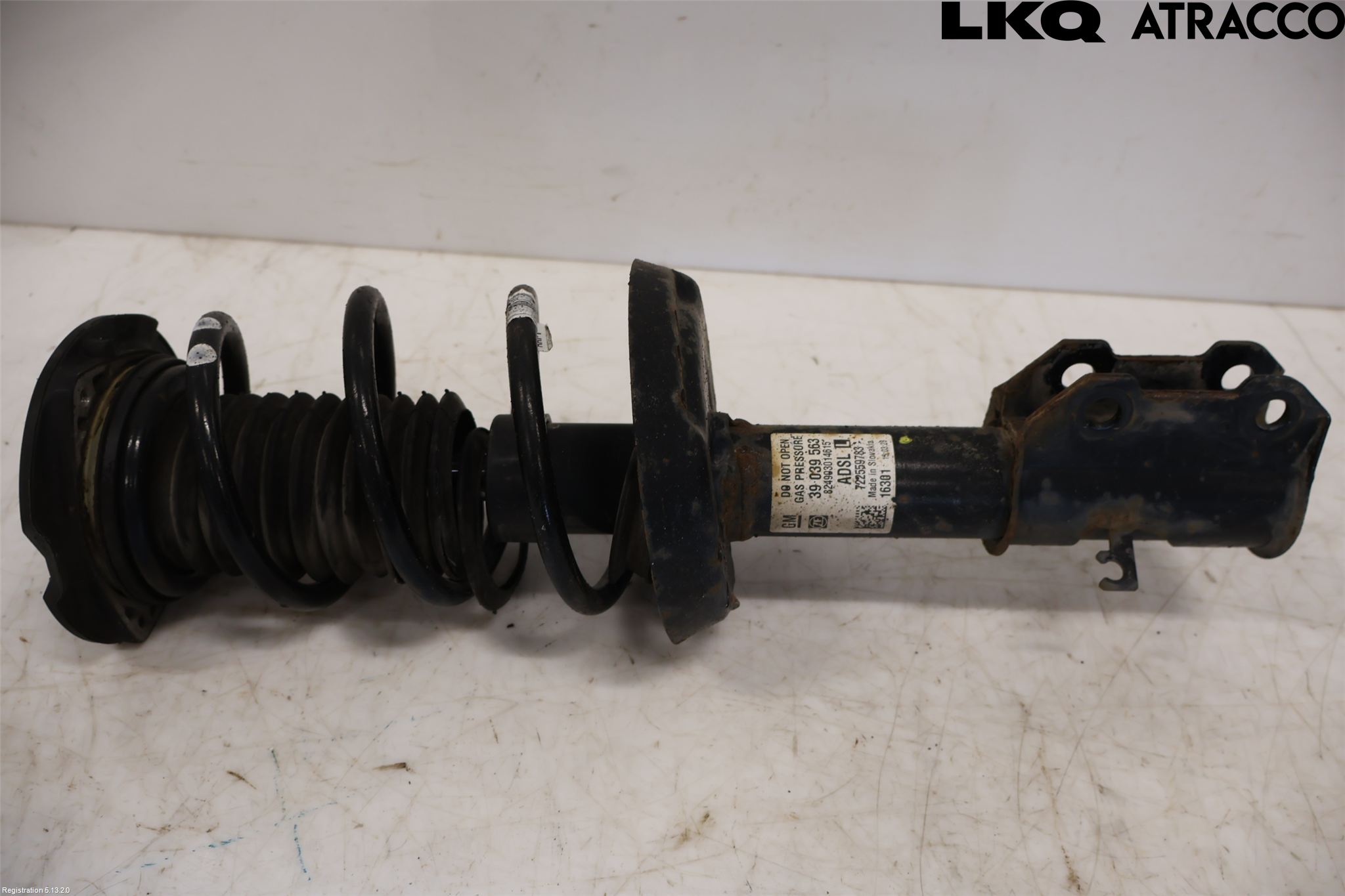 Opel ASTRA K 16-22 Fjäderben Fram Vänster