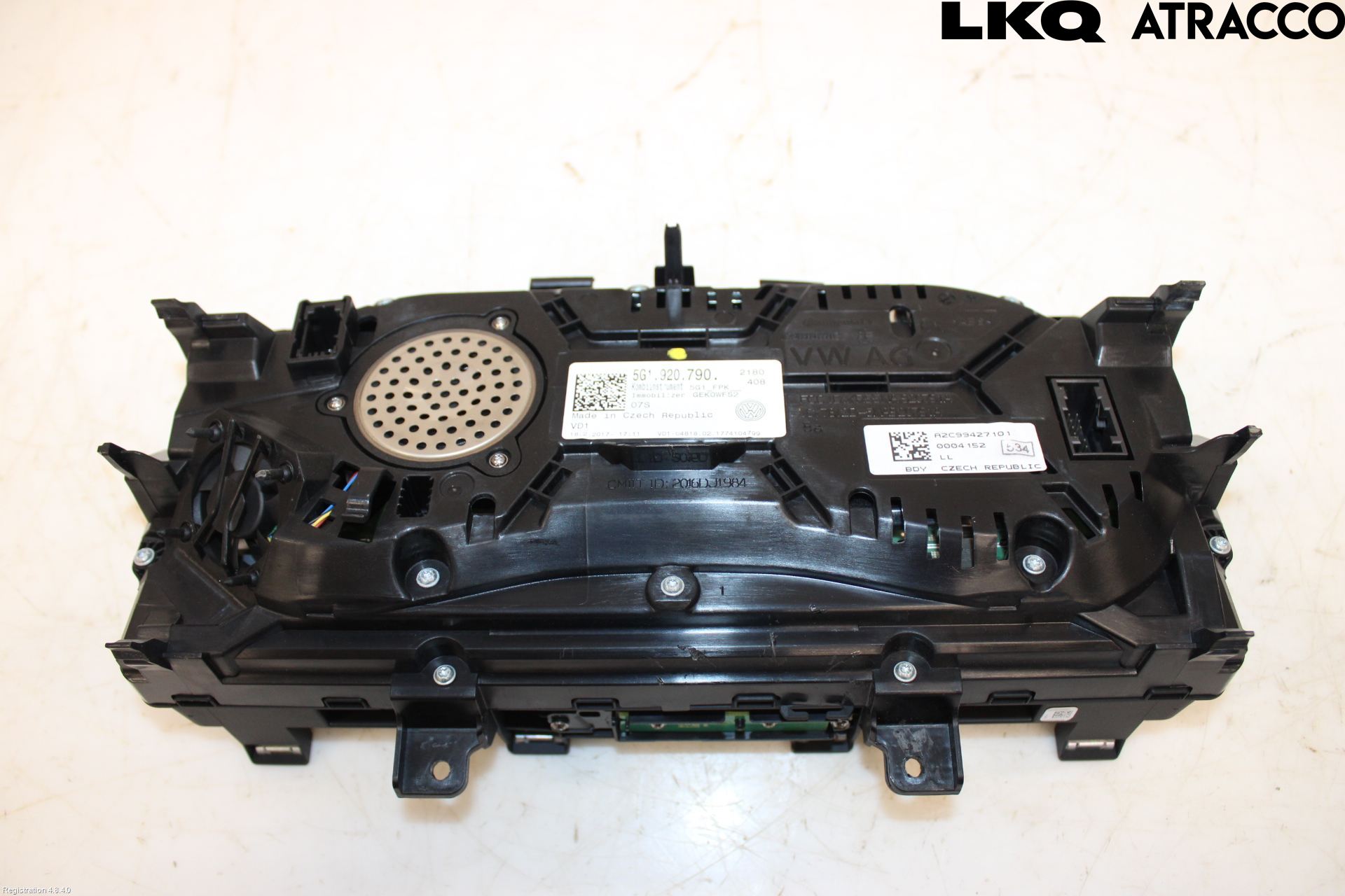 Volkswagen VW GOLF / E-GOLF VII 13-20 Instrument Komb