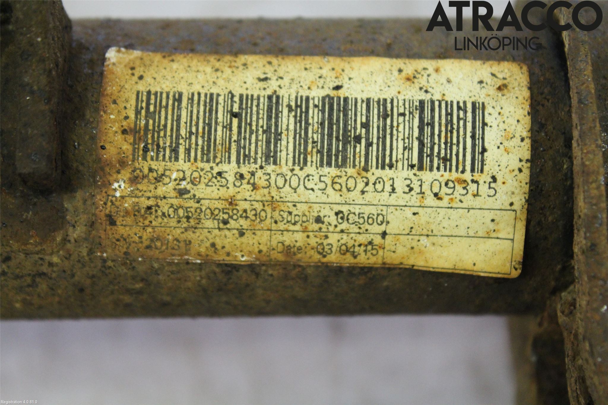 Fiat 500X 15- Fjäderben Bak Vänster