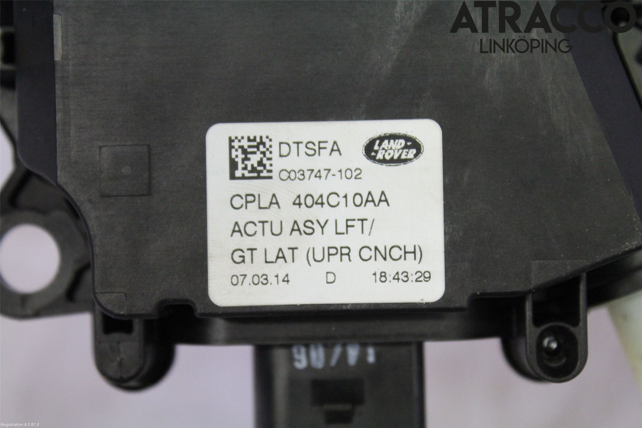 Landrover RANGE ROVER (L405) 13-21 Centrallåsmot Baklucka