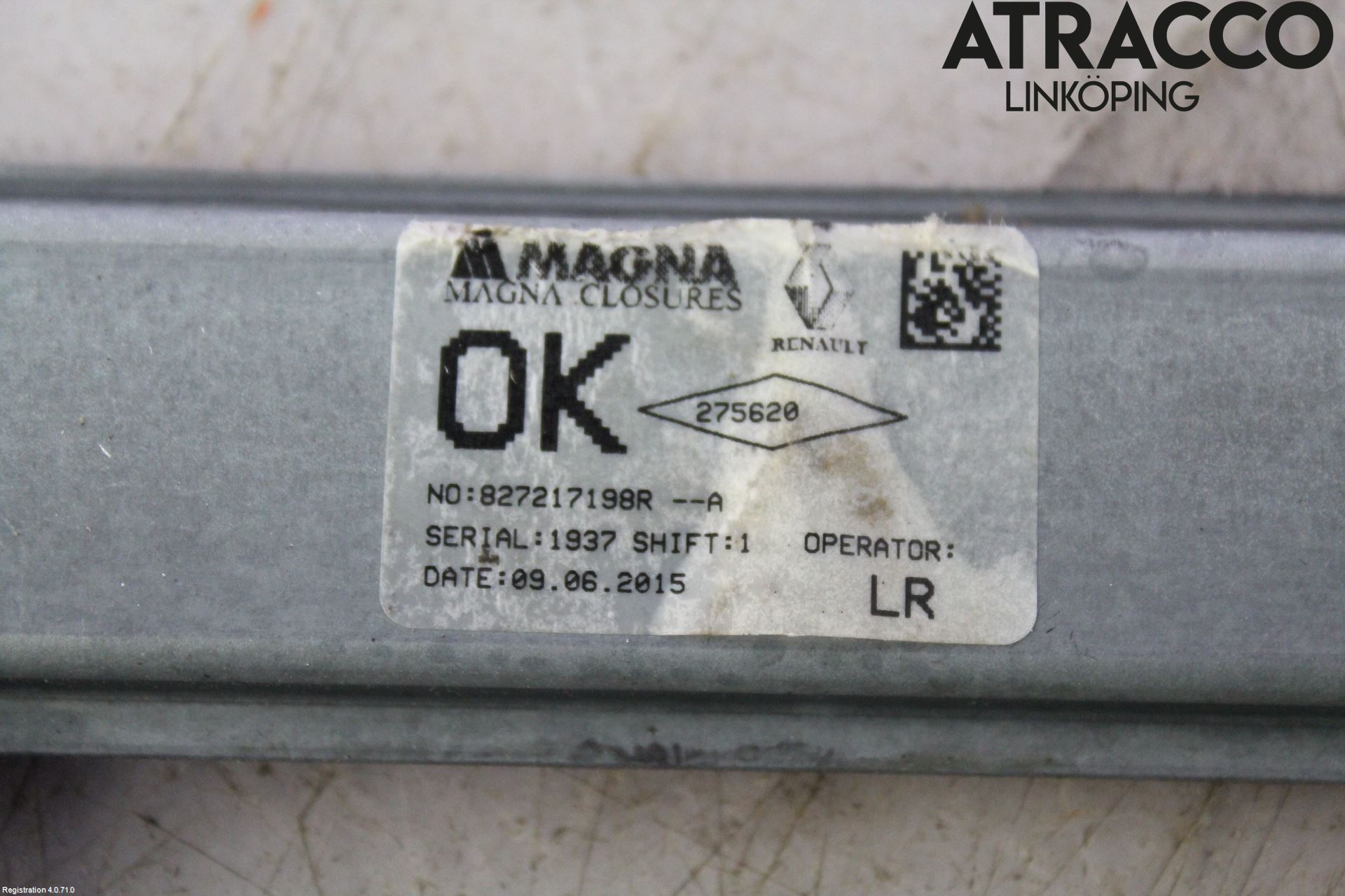 Dacia SANDERO/STEPWAY 13-20 Fönsterhissmekanism