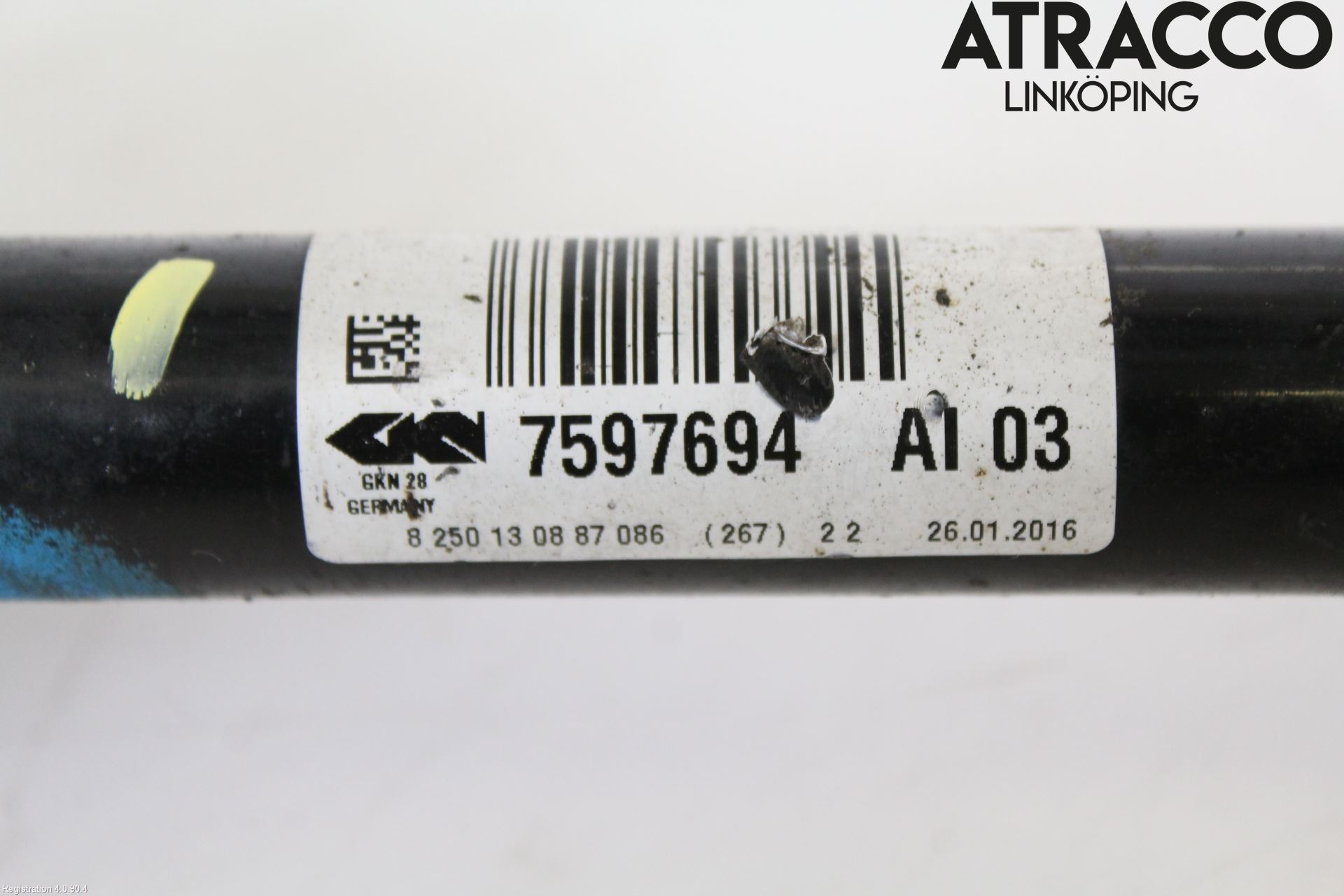 BMW 3 F30/F31/F80 12-19 Drivaxel Fram Höger