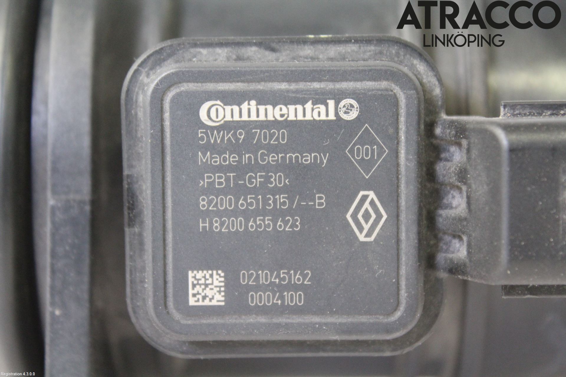 Renault KANGOO II 15-21 Injluftmassamätare