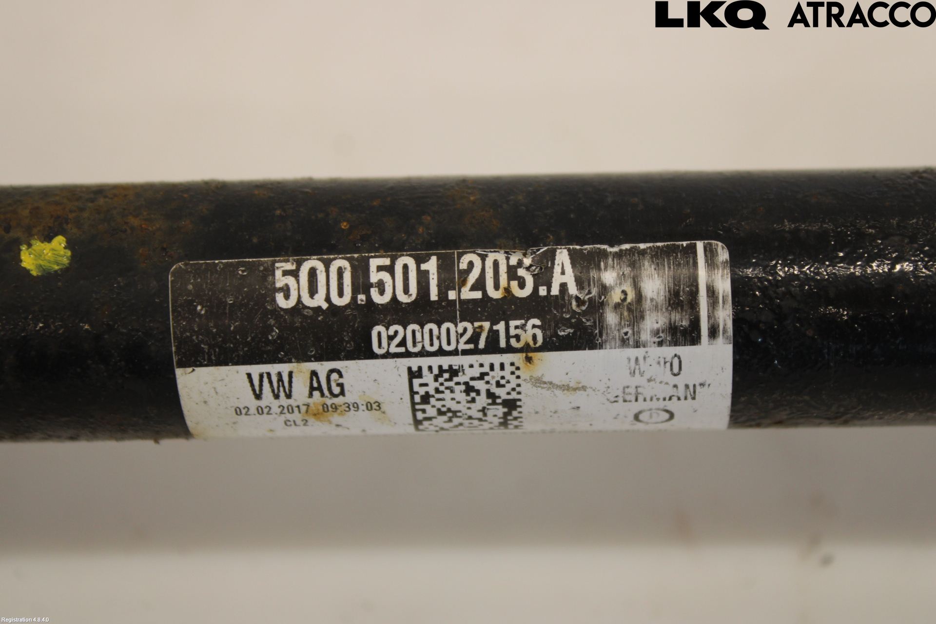 Volkswagen VW GOLF / E-GOLF VII 13-20 Drivaxel Bak Vänster