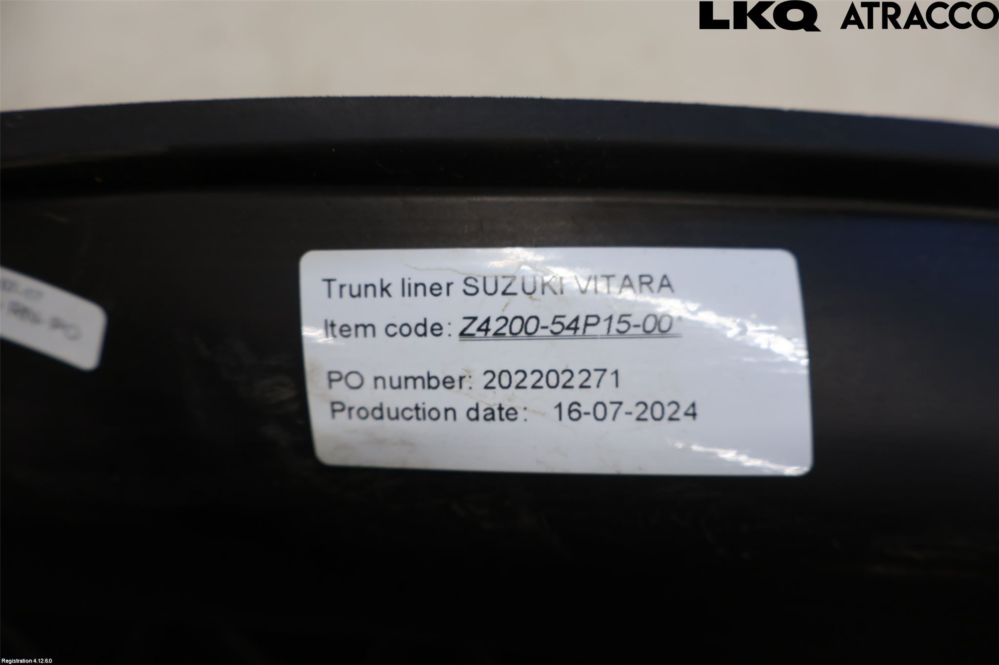 Suzuki VITARA 15- Lastmatta-Skydd