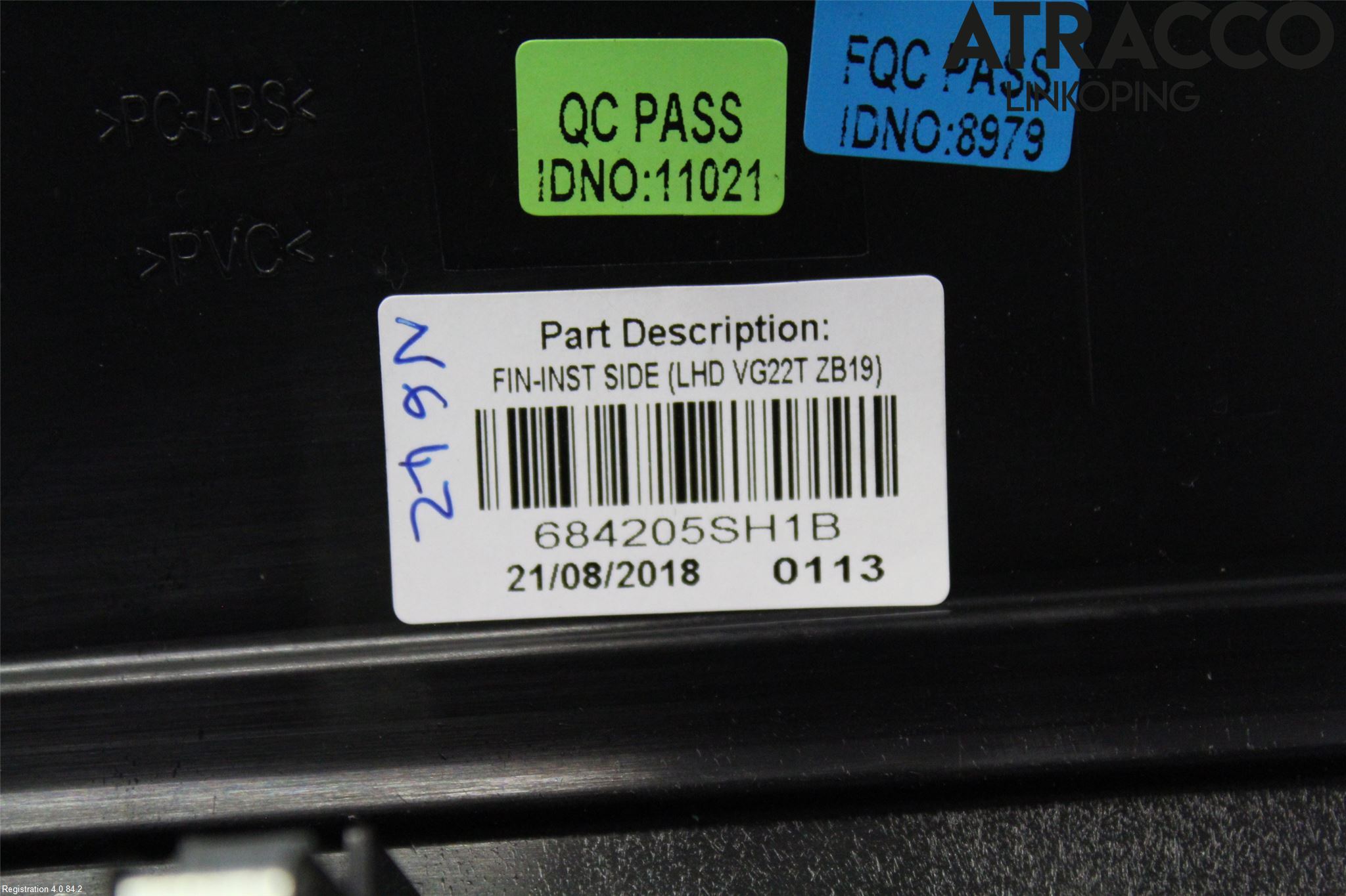 Nissan LEAF 18- Instrumentbräda Inlägg-Dekorlist