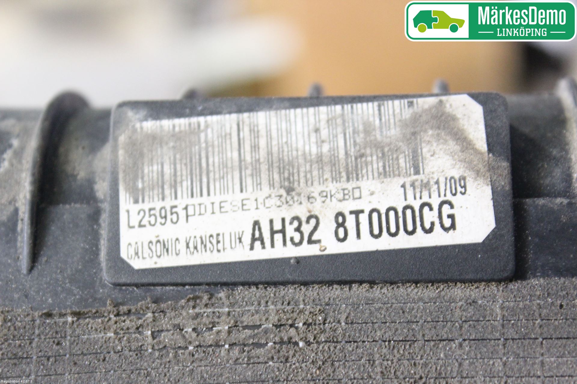 Landrover LAND ROVER DISCOVERY 4 10-16 Laddluft-Intercooler Kyl
