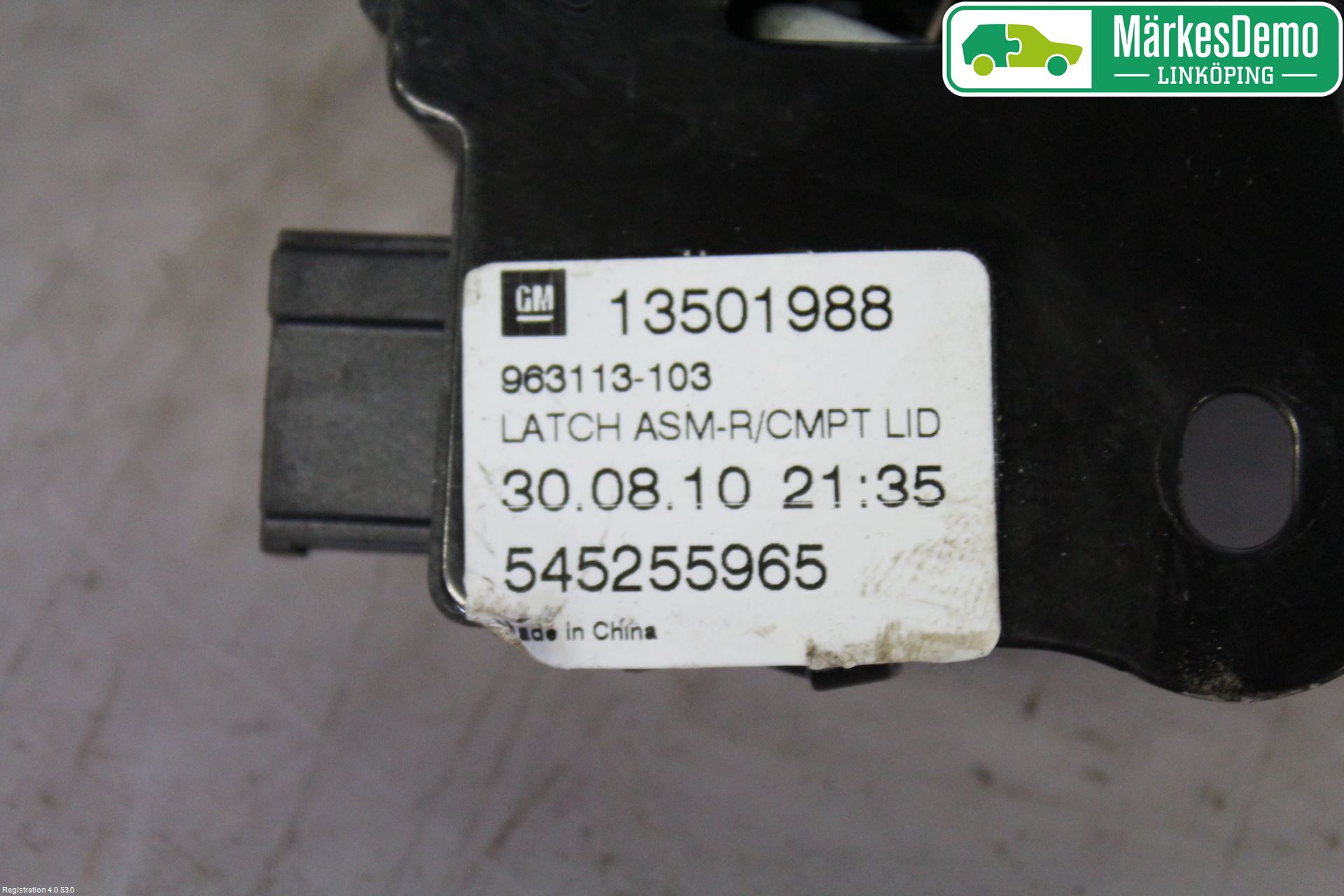 Saab 9-5 10-12 Låskista Baklucka