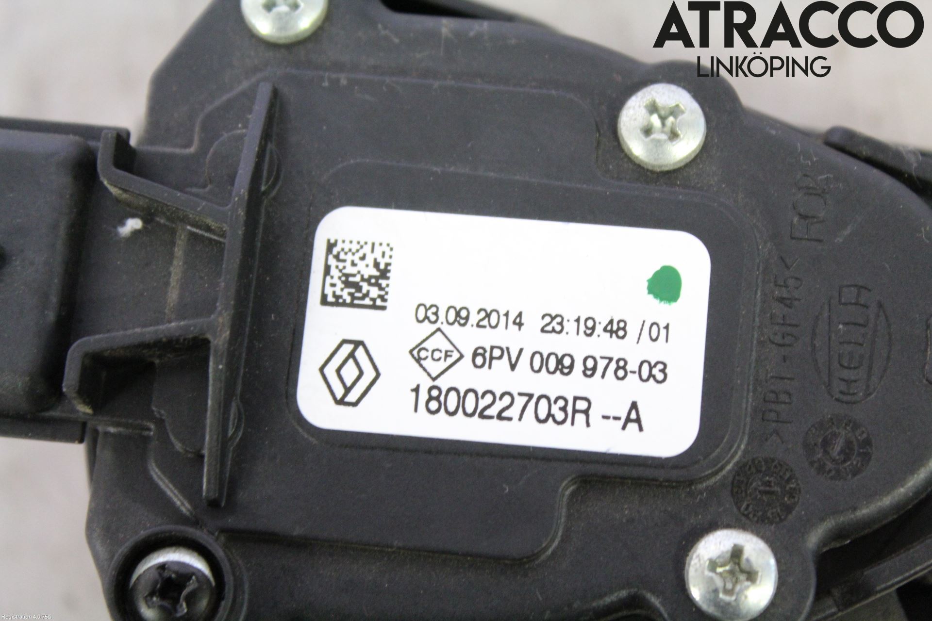 Dacia DUSTER 10-17 Gaspedal