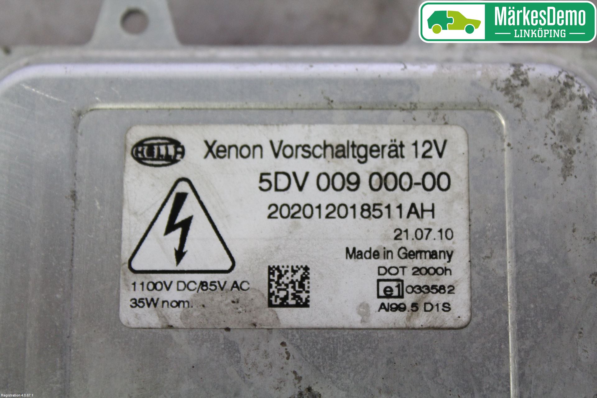 Saab 9-3 VER2/VER3 08-15 Styrenhet Strålkastare