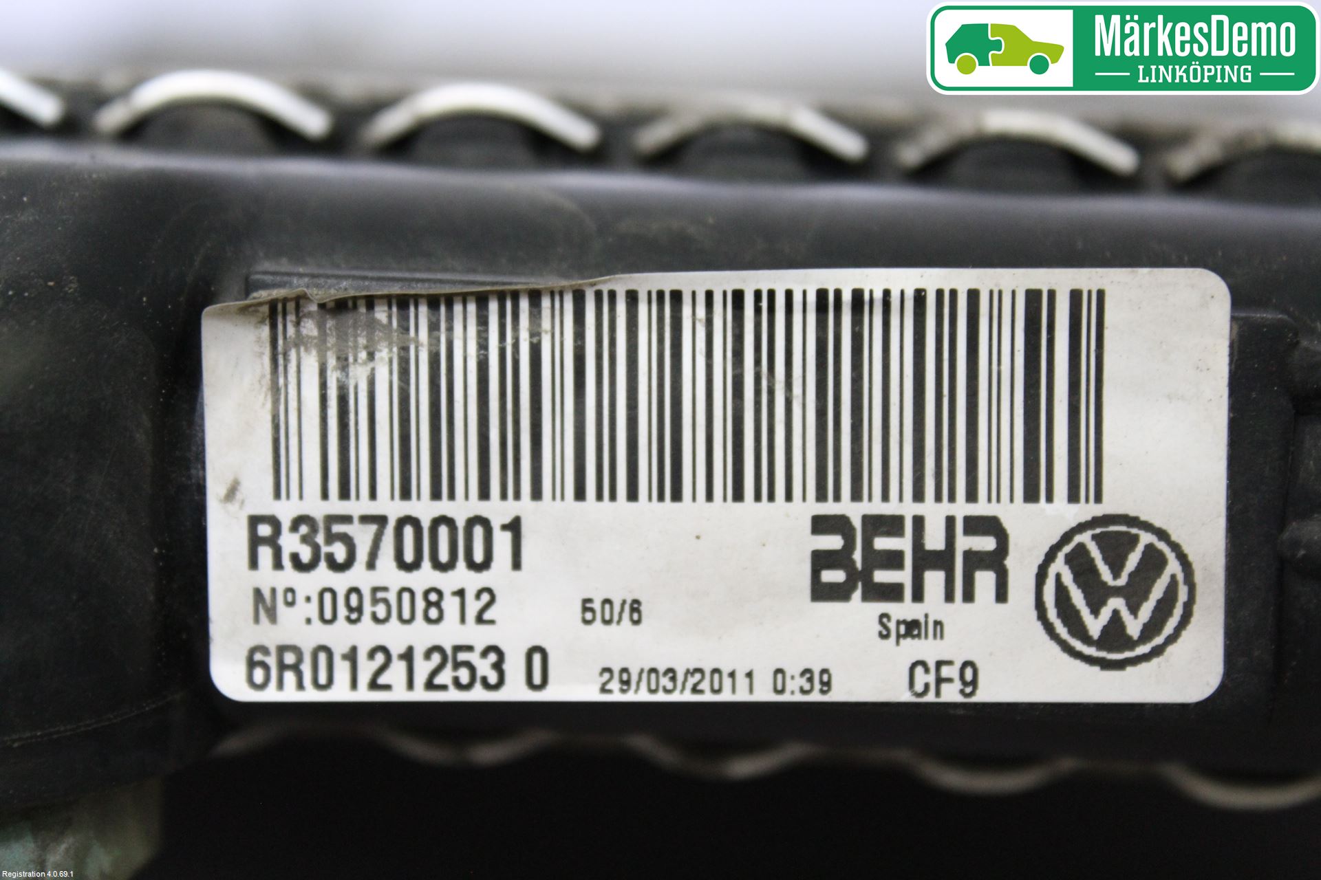 Skoda FABIA 07-14 Kylare Man