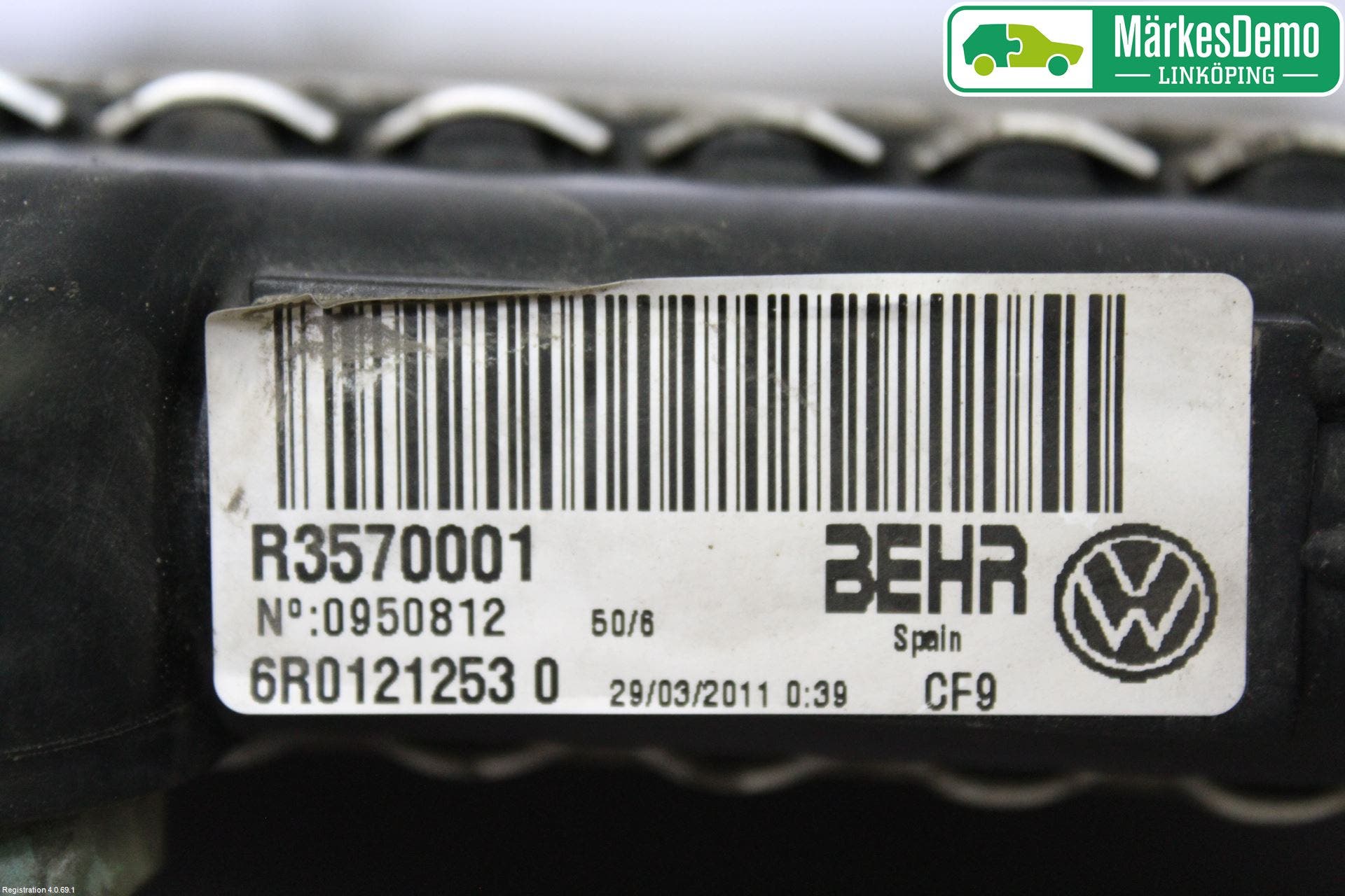 Skoda FABIA 07-14 Kylare Man