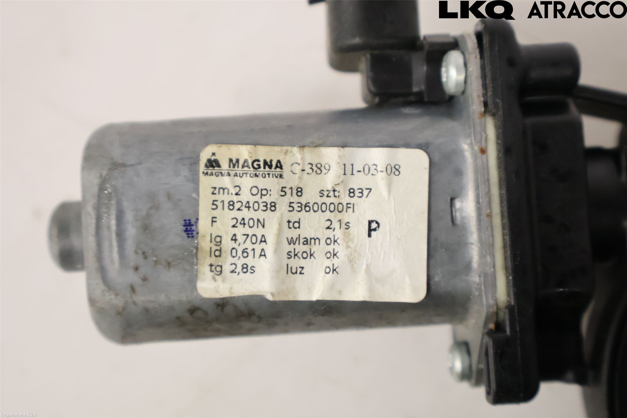 Fiat 500 07- Fönsterhiss El Kompl