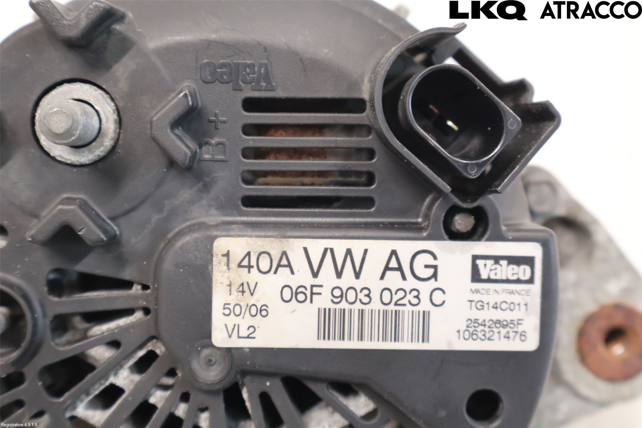Volkswagen VW EOS  06-10 Generator