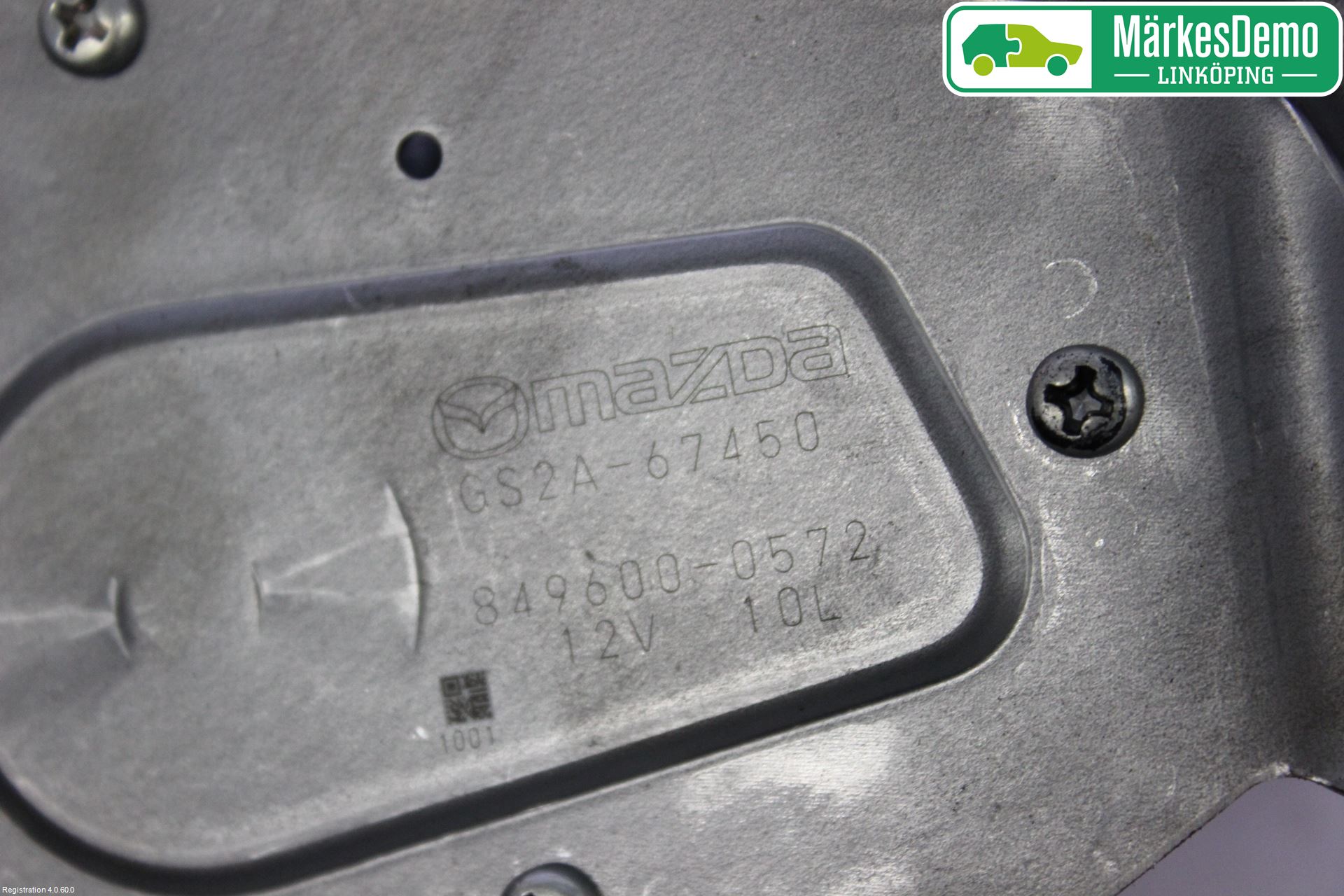 Mazda 6 08-13 Torkarmotor Baklucka