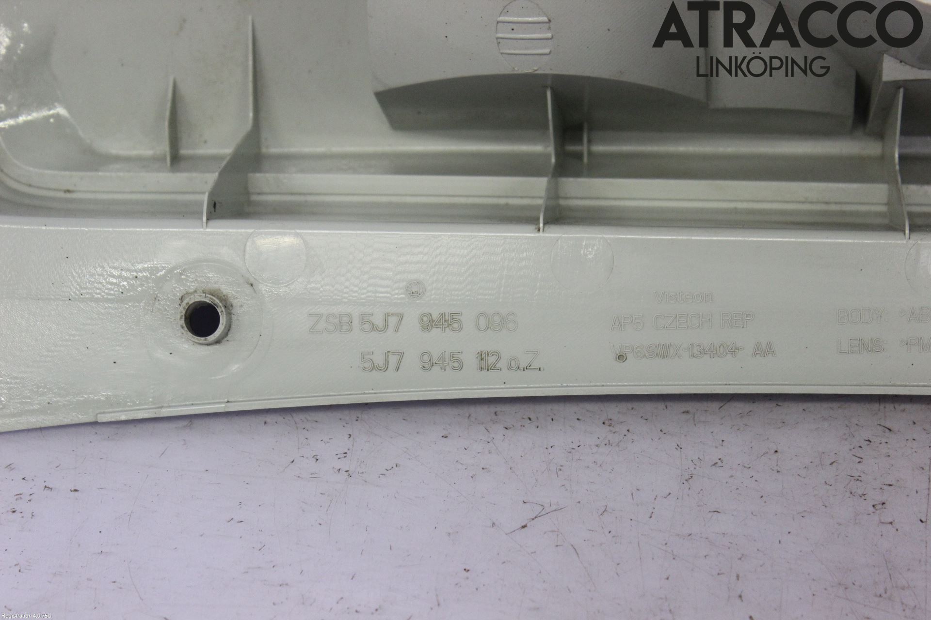 Skoda ROOMSTER Bakljus Höger