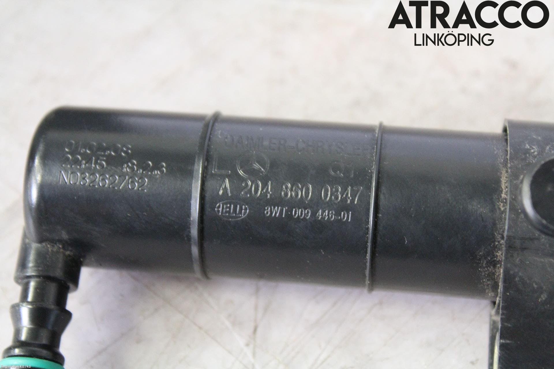 Mercedes-Benz MB C-KLASS (W204) 07-15 Spolarmunstycke Strålkastare