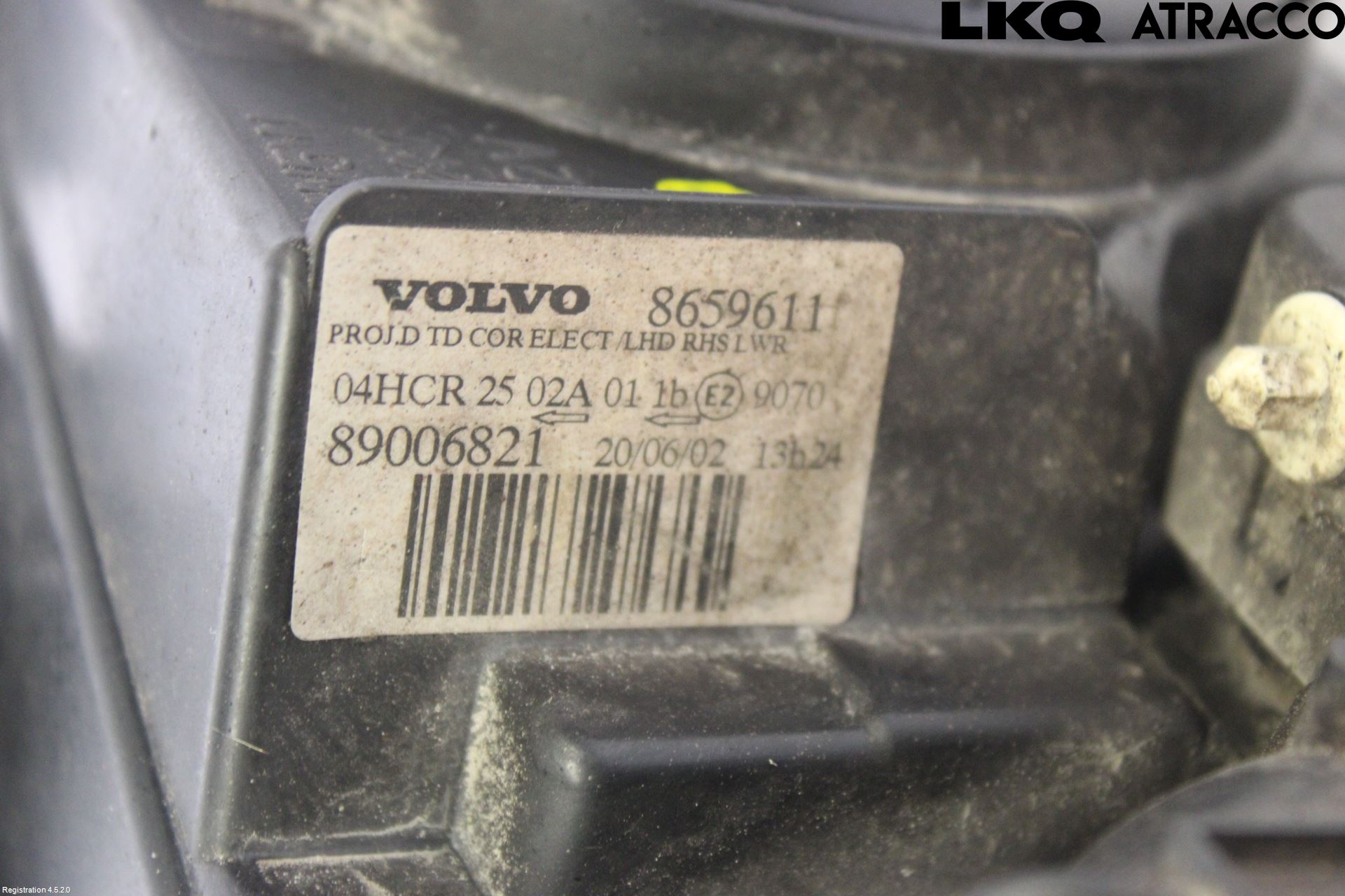 Volvo S60 01-04 Strålkastare Höger