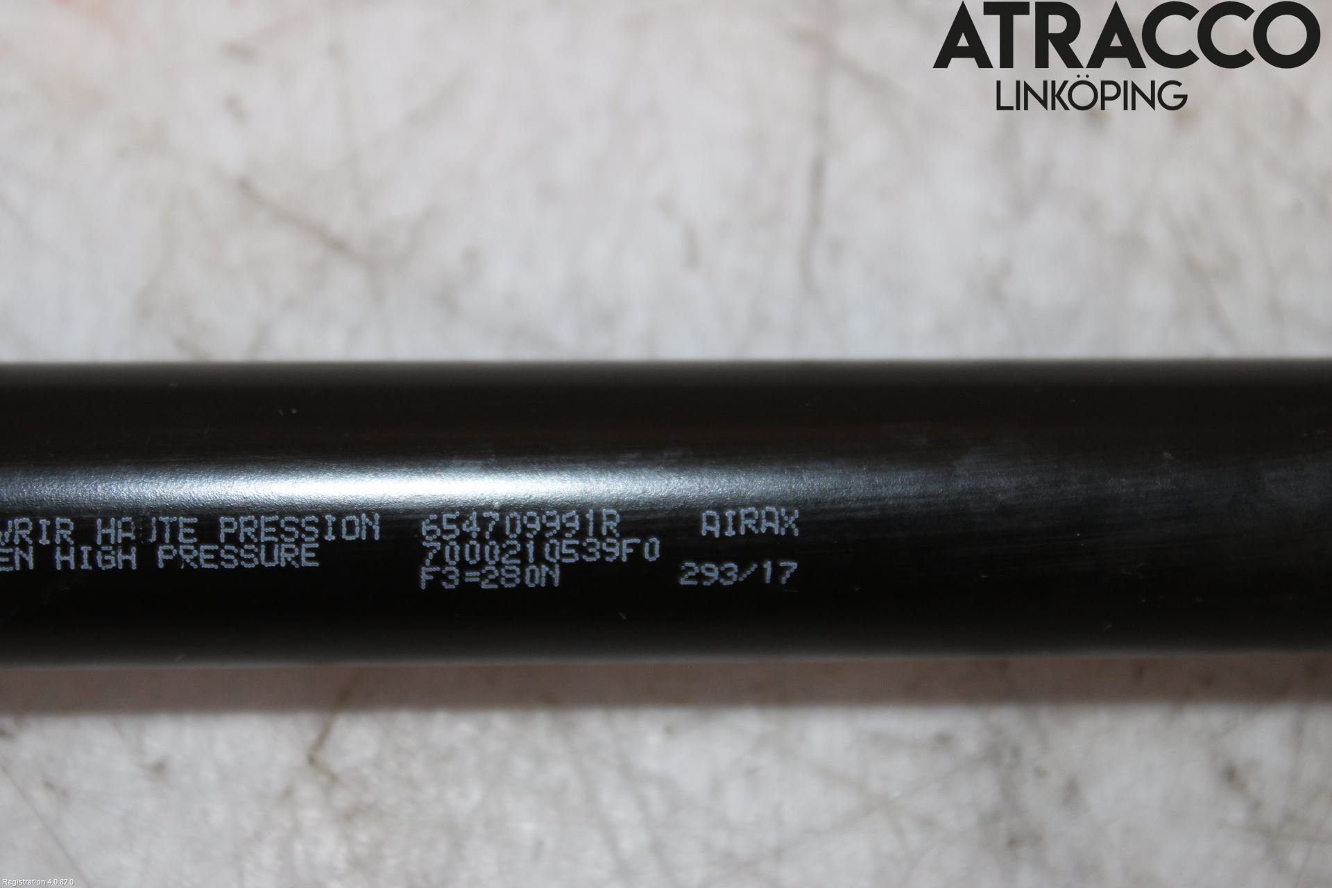 Renault CAPTUR 13-19 Gasfjäder Motorhuv