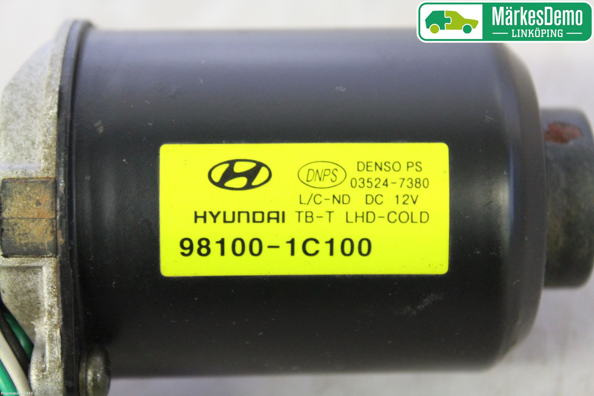 Hyundai GETZ Torkarmotor Vindruta