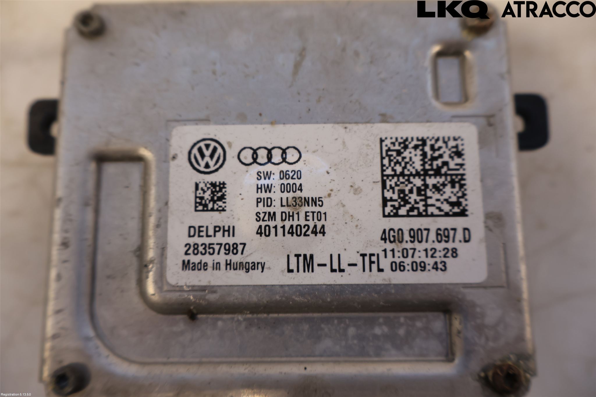 Audi A4 12-15 Styrenhet Strålkastare