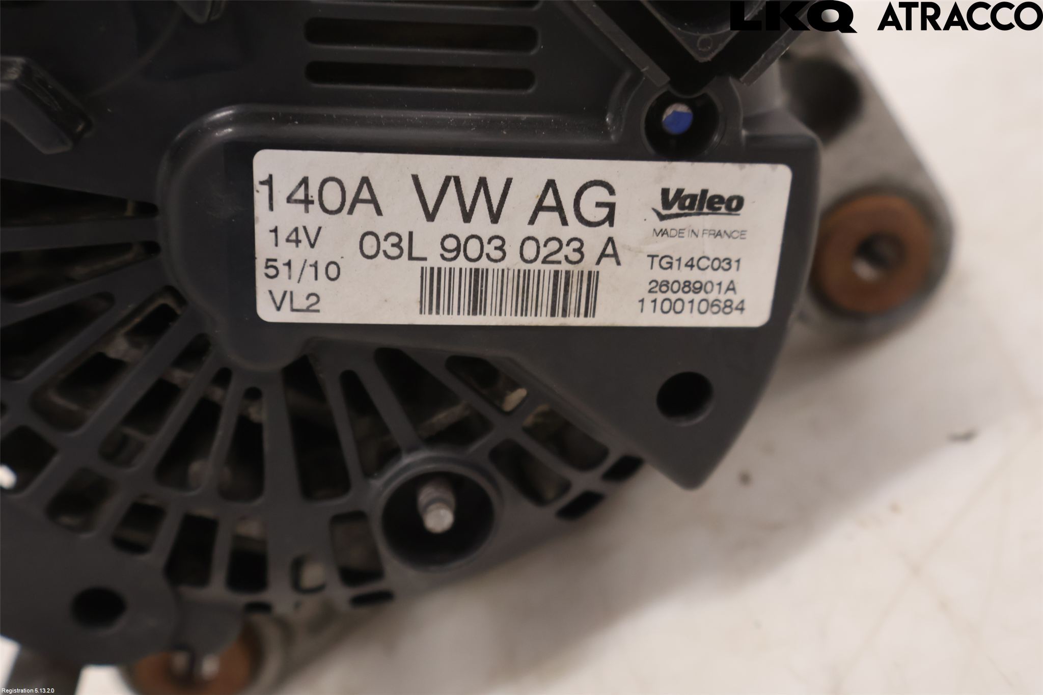 Volkswagen VW GOLF PLUS/CROSS GOLF 04-14 Generator
