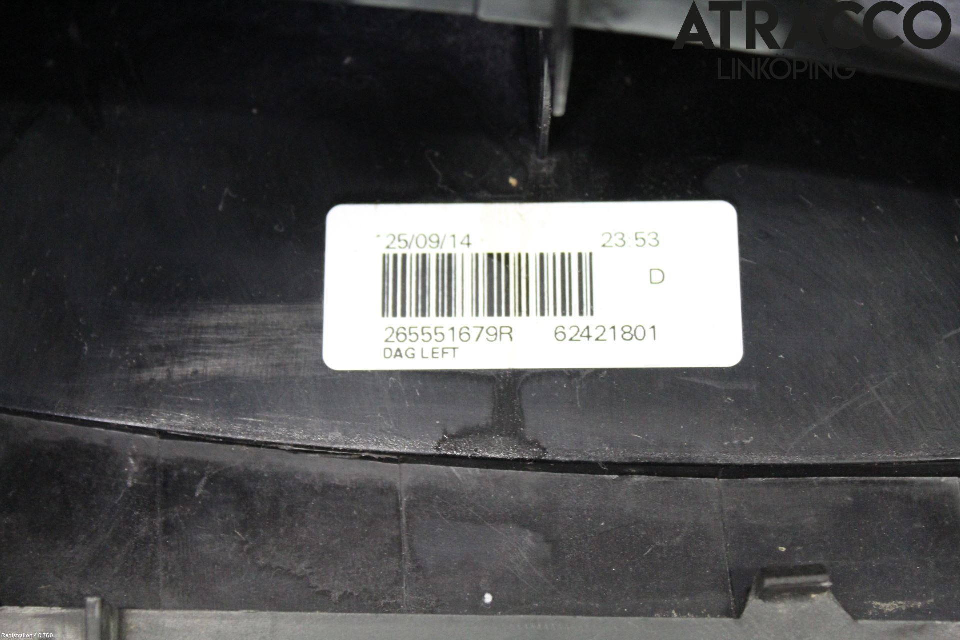 Dacia DUSTER 10-17 Bakljus Vänster