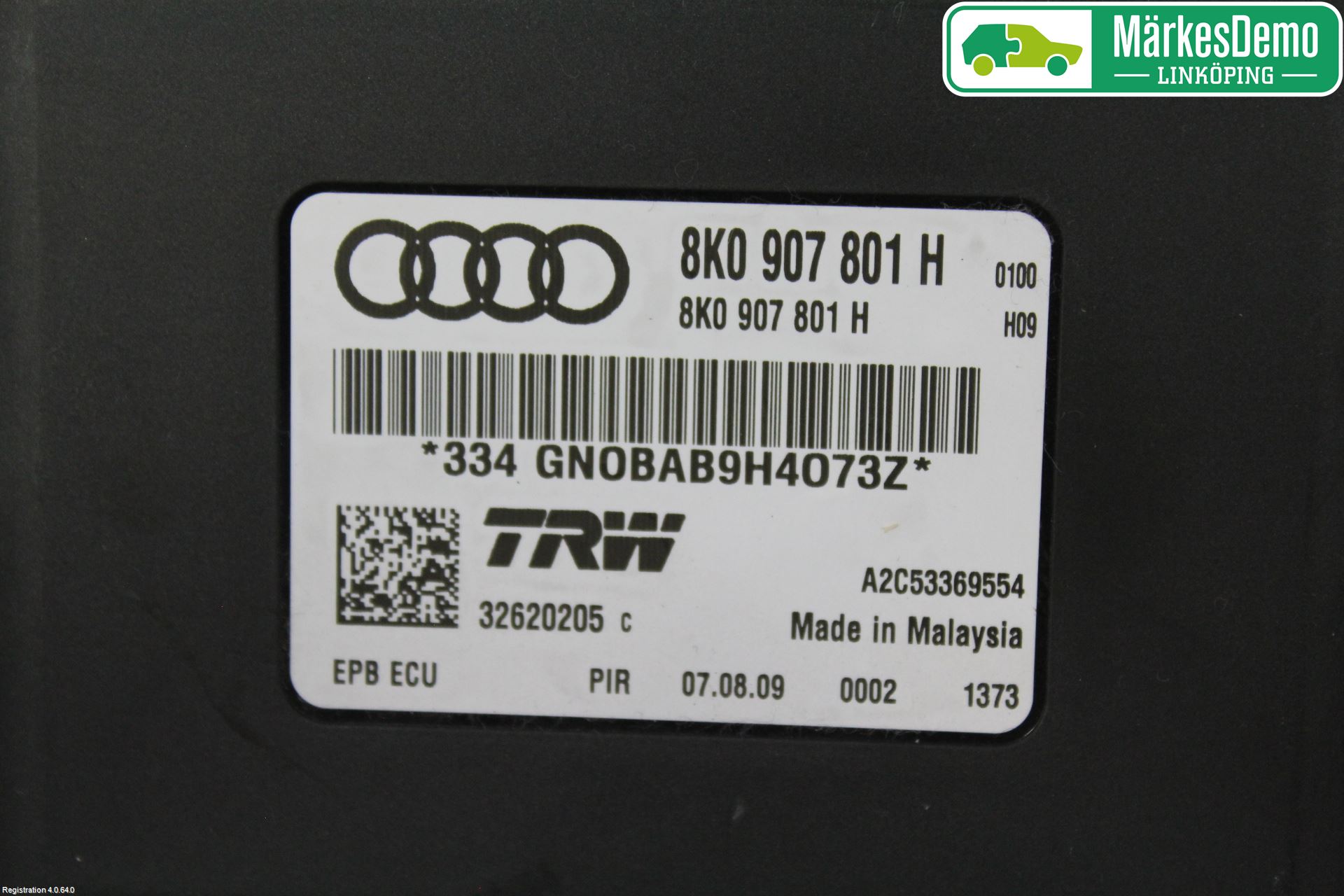 Audi A5 07-16 Styrenhet Parkbroms Epb