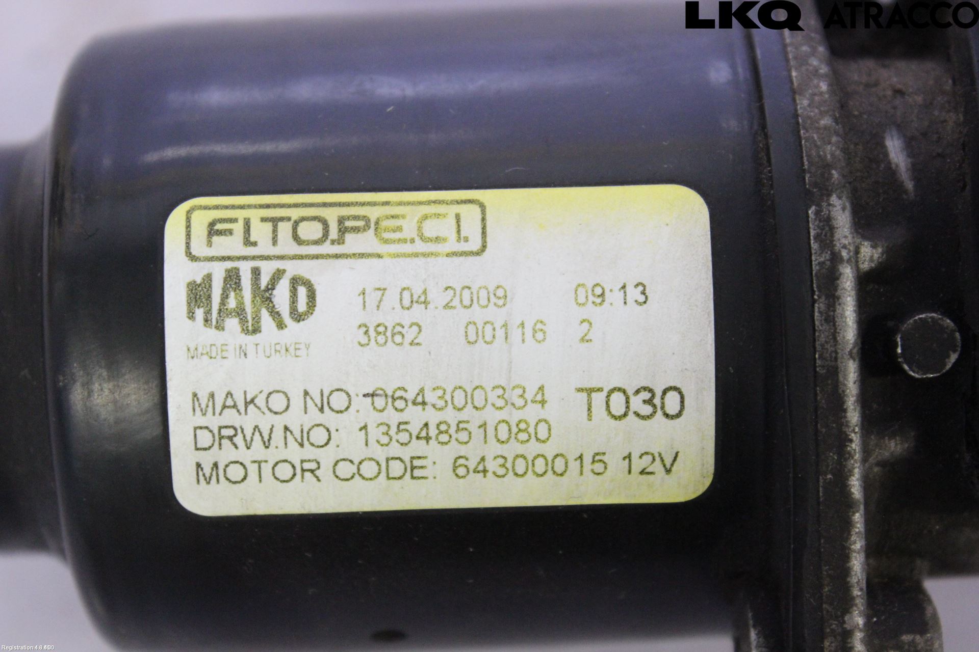 Citroen NEMO Torkarmotor Vindruta