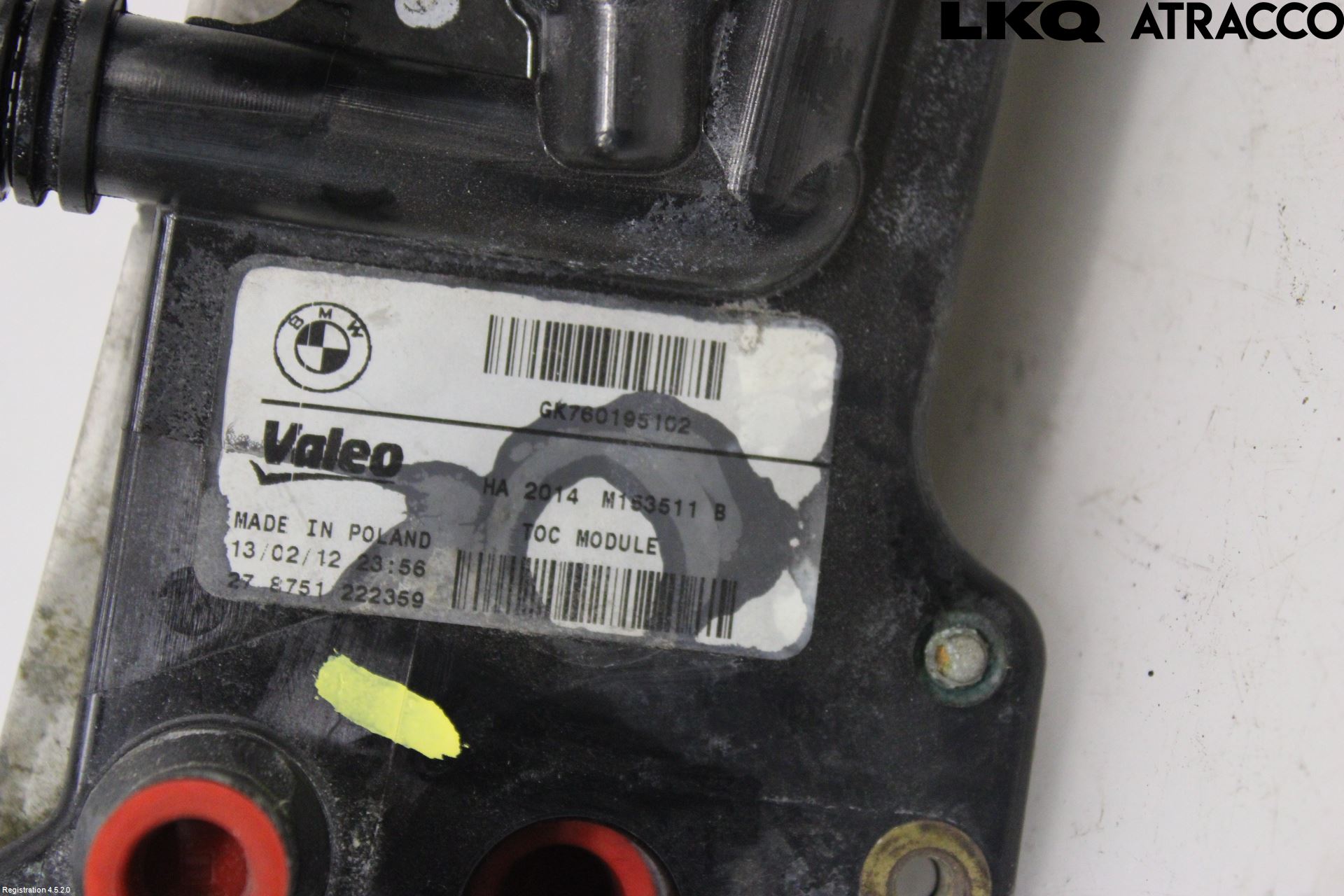 BMW 5 F10/F11/F18 09-17 Oljekylare Automat
