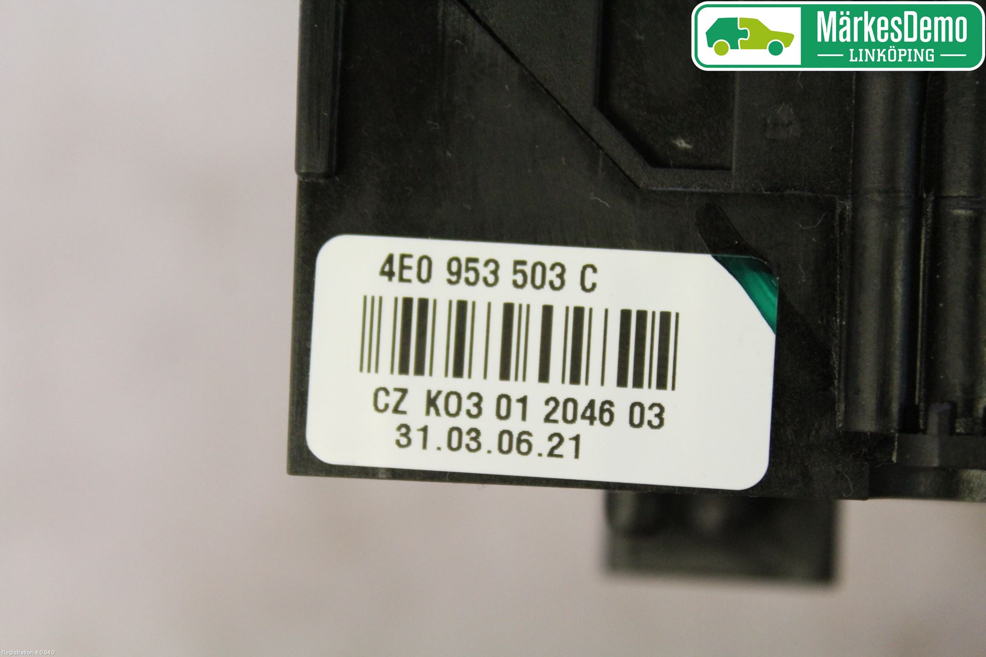 Audi A4/S4 05-07 Spak Torkar-Spolomk