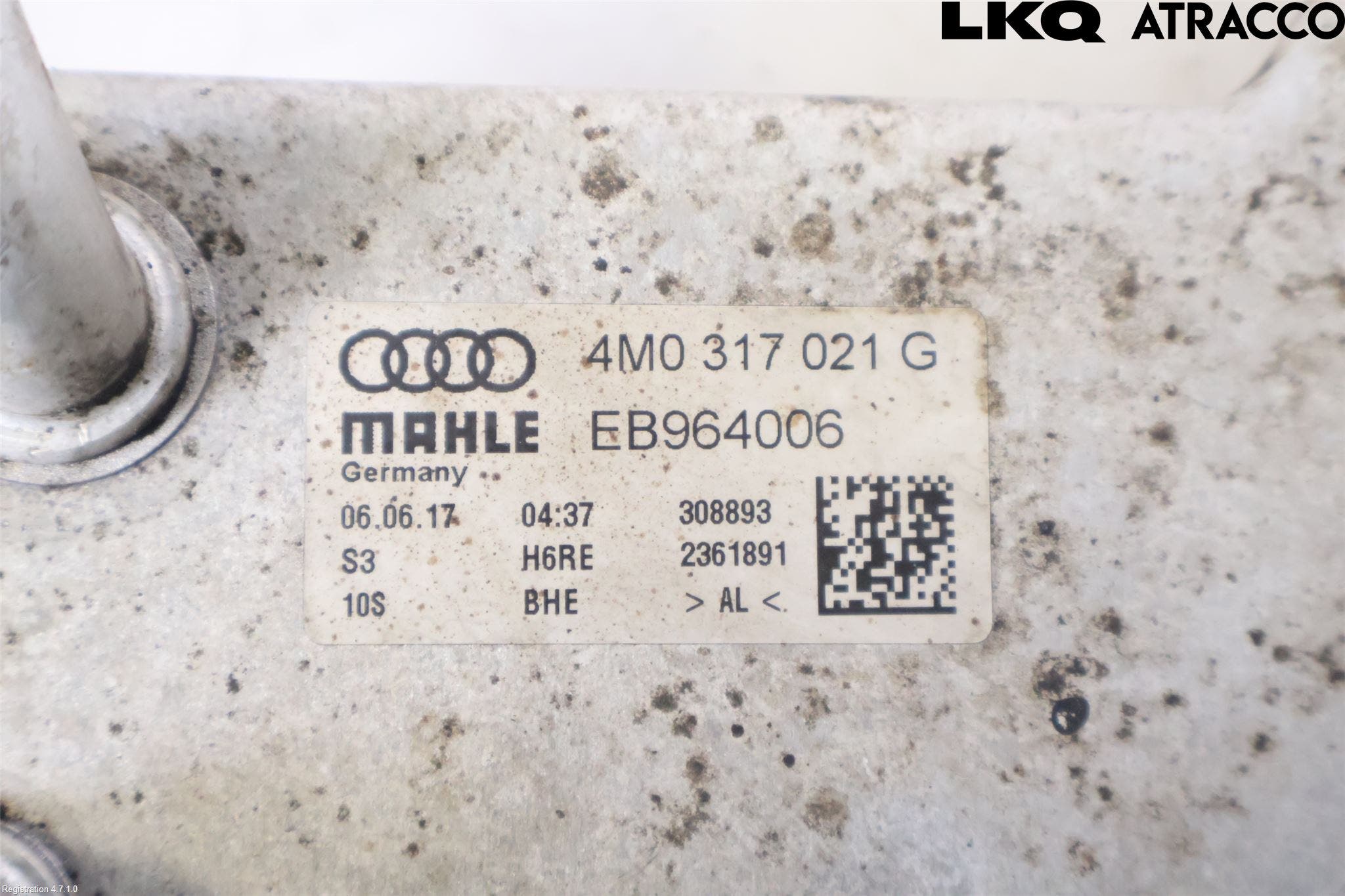 Audi Q7/SQ7 Oljekylare Automat