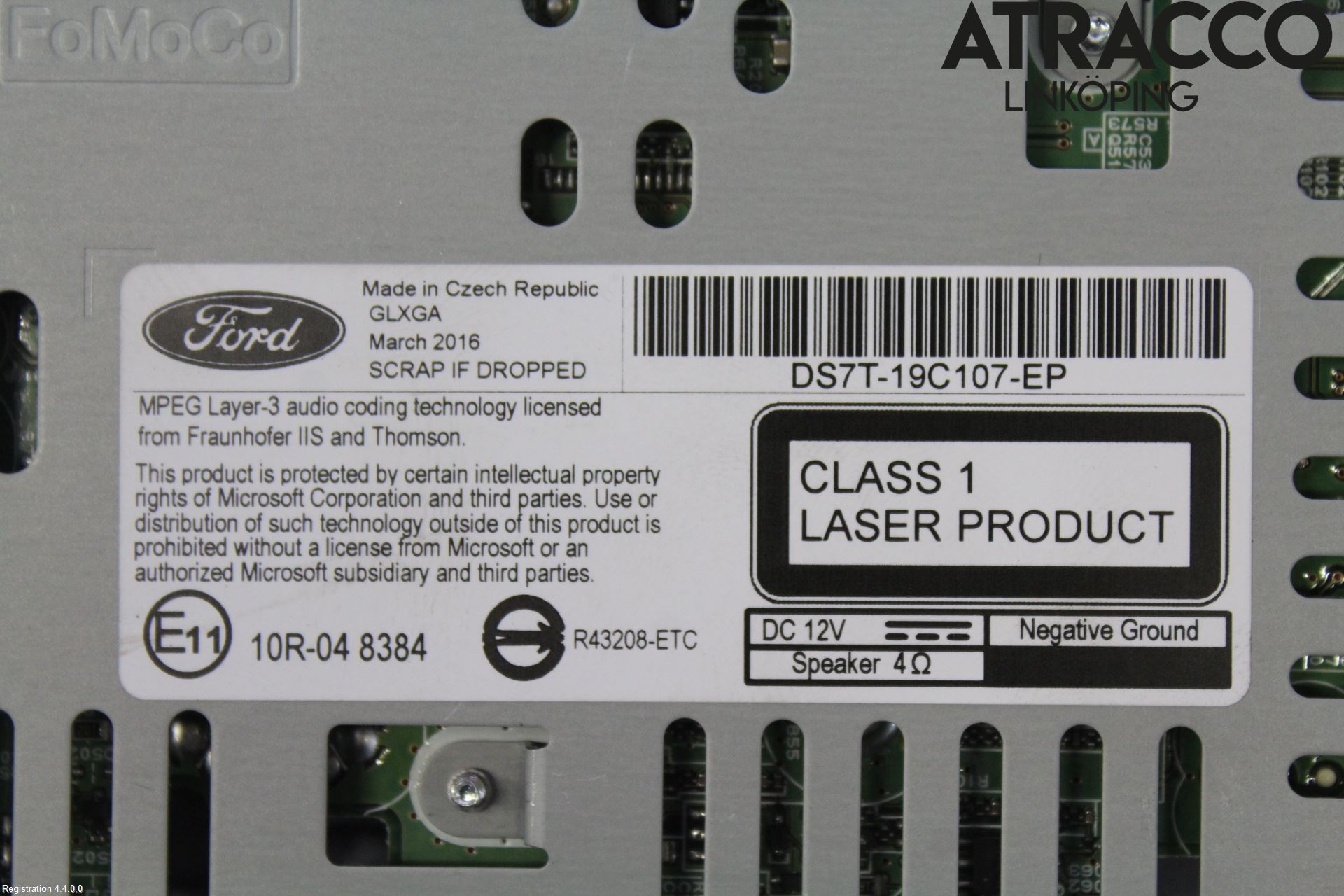 Ford MONDEO 15-22 Cd Radio - Multimediapanel