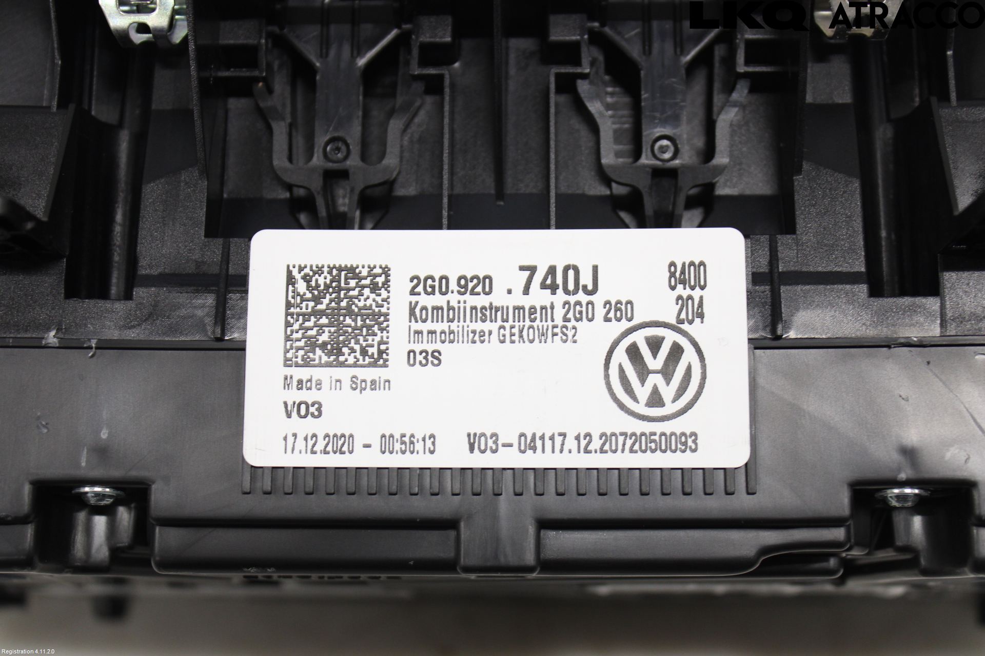 Volkswagen VW T-CROSS 19- Instrument Komb