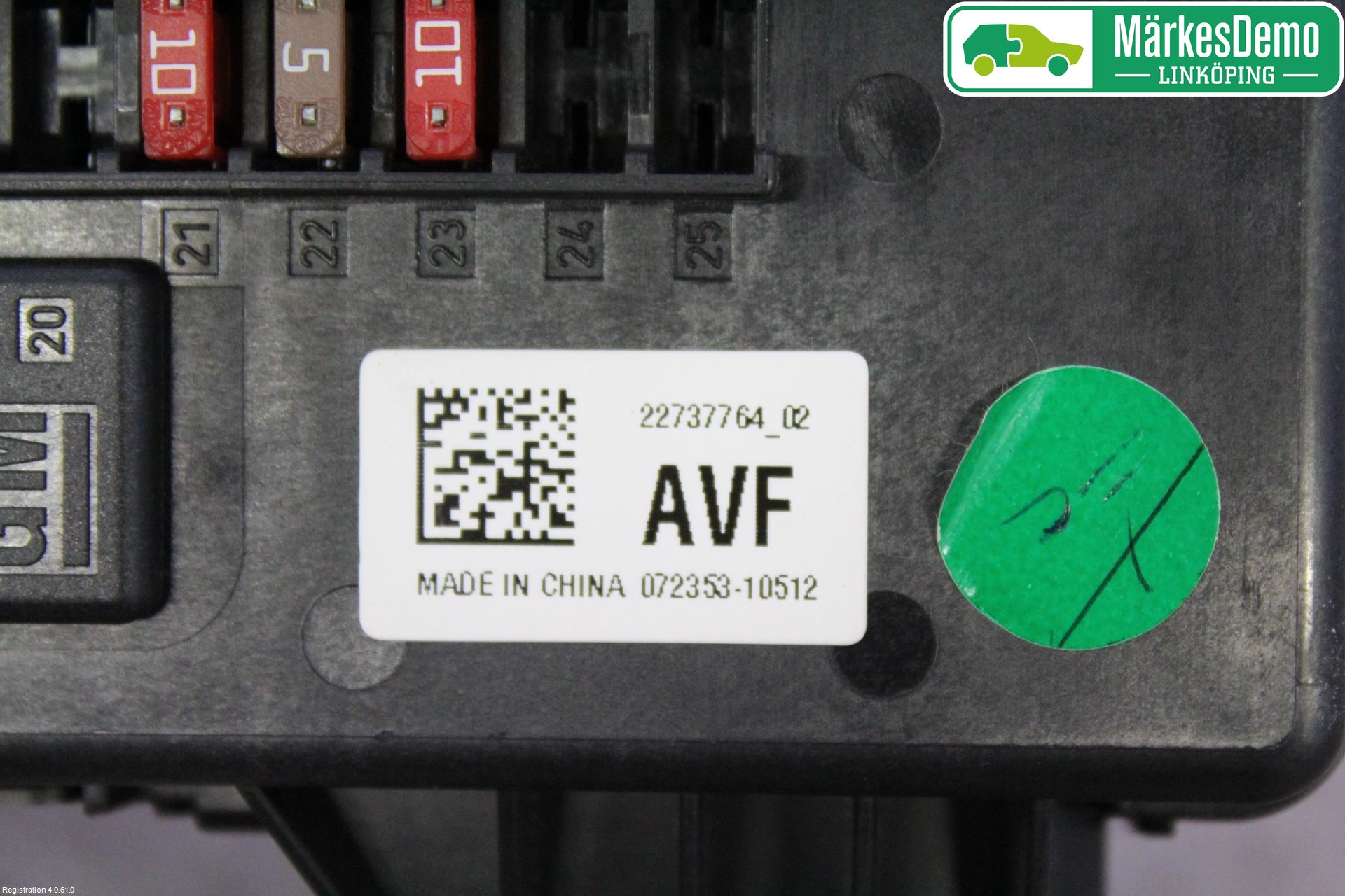 Opel INSIGNIA 09-16 Säkringsdosa-Elcentral