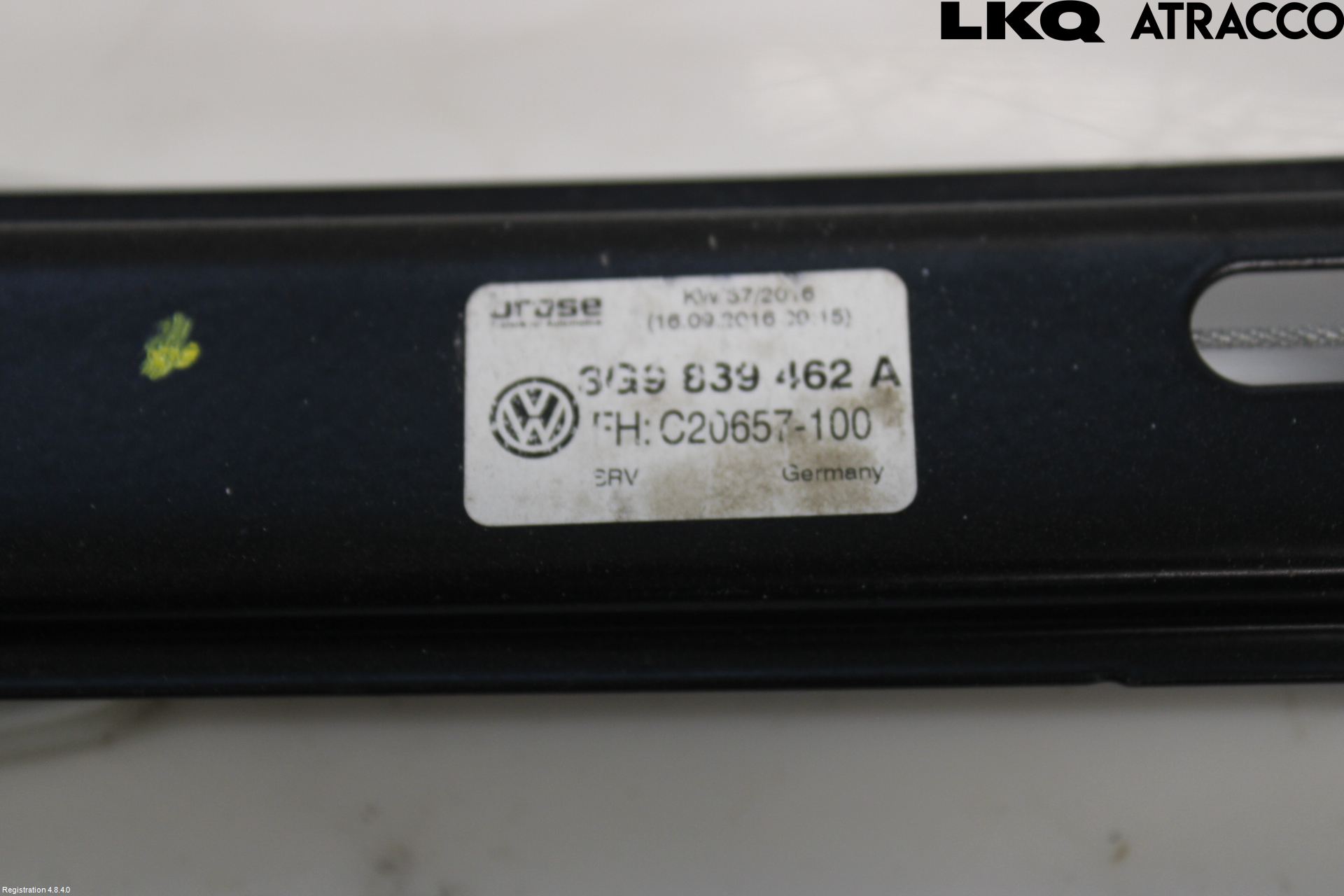 Volkswagen VW PASSAT 15-19 Fönsterhissmekanism