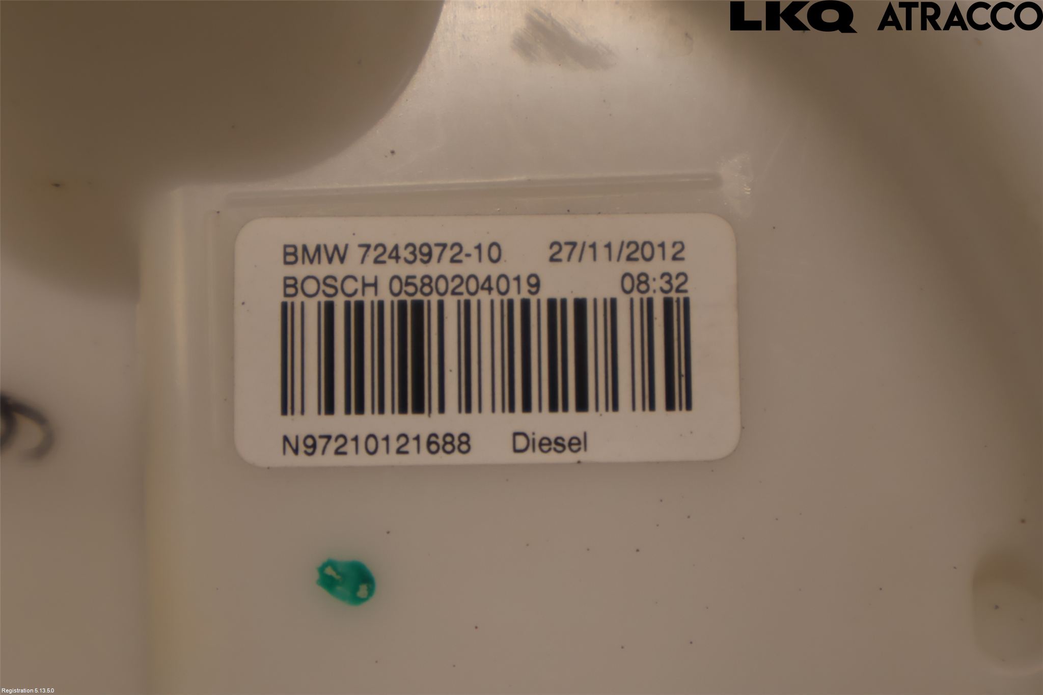 BMW 3 F30/F31/F80 12-19 Bränslepump El